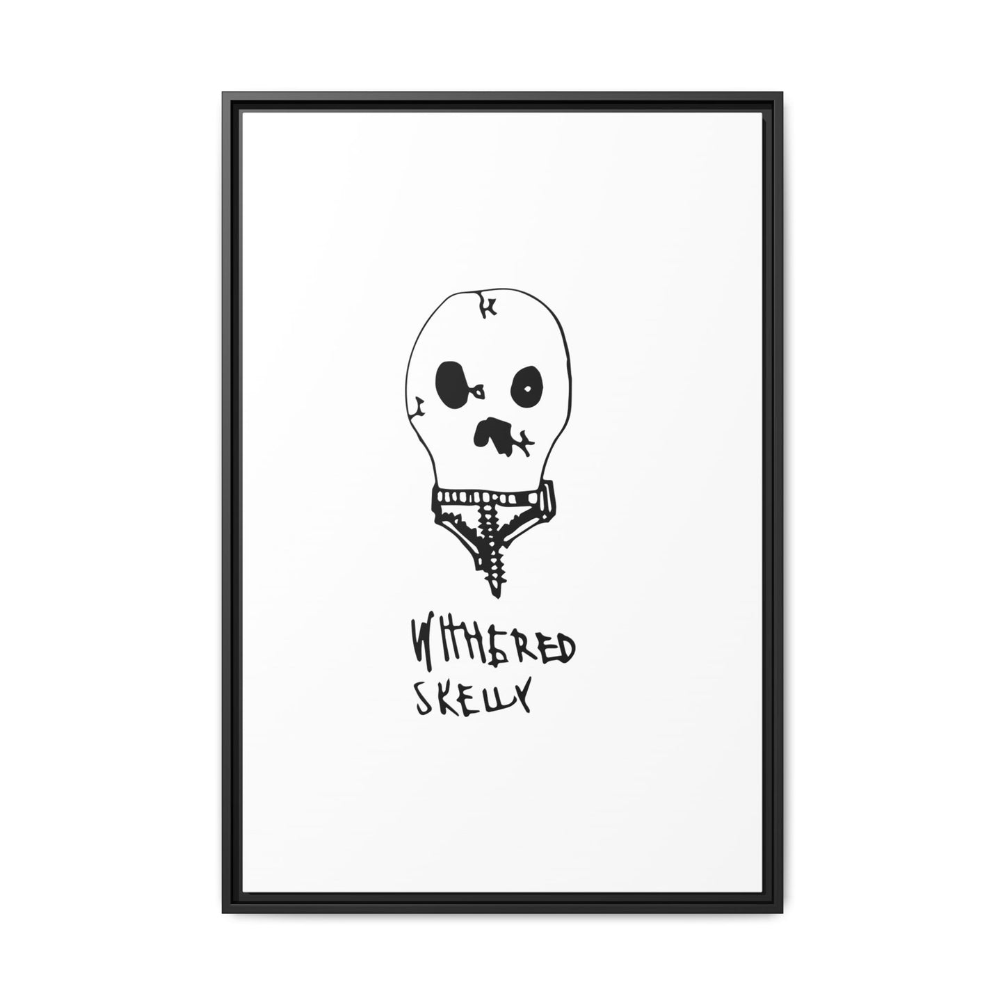 Nith OE Matte Canvas, Framed WITHERED SKELLY