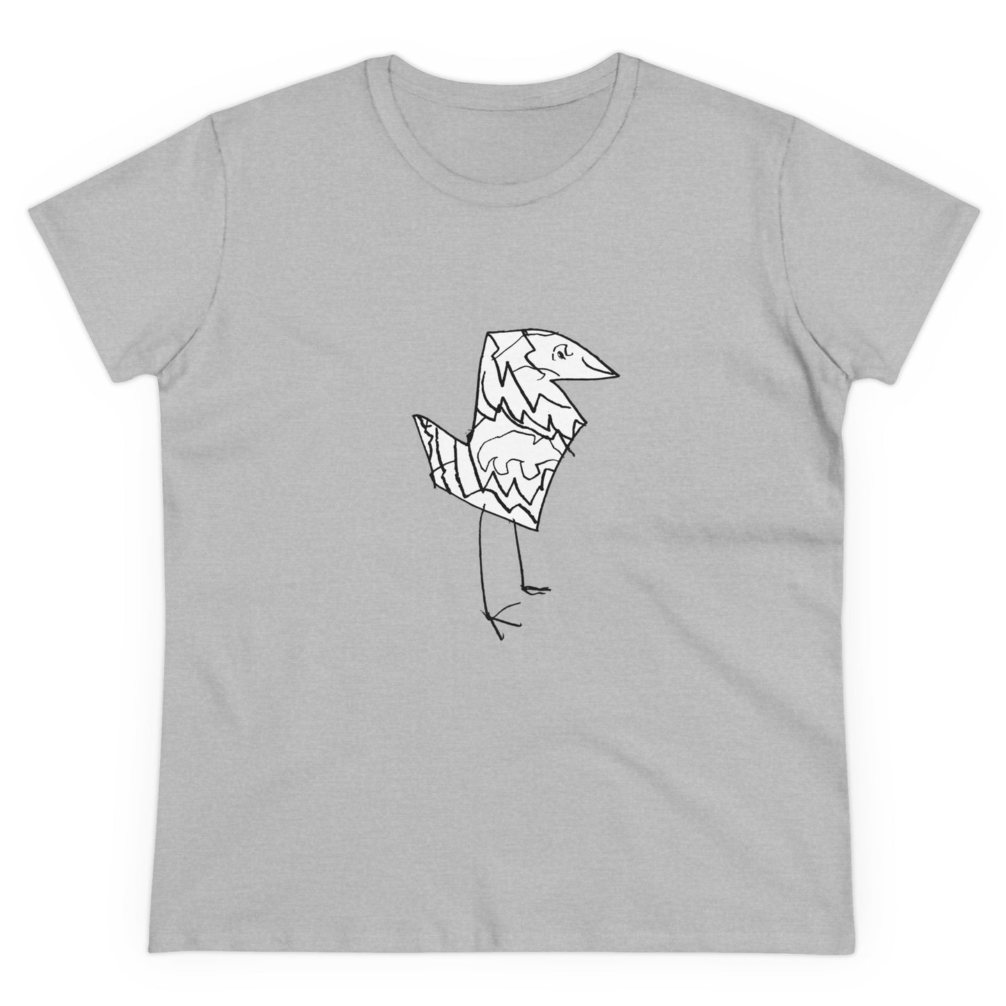 Nith OE Women's Midweight Cotton Tee BIRD