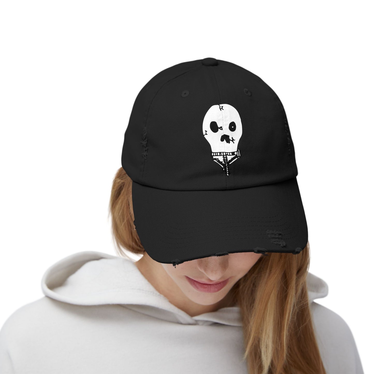 Nith OE Unisex Distressed Cap WITHERED SKELLY