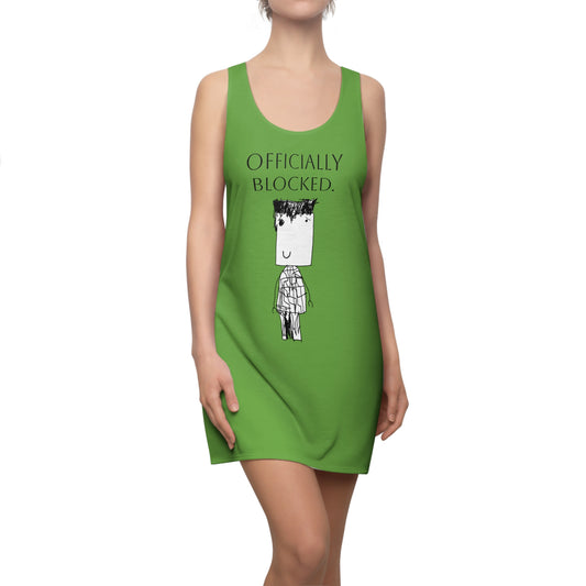 Nith OE Women's Racerback Dress Green BLOCKHEAD