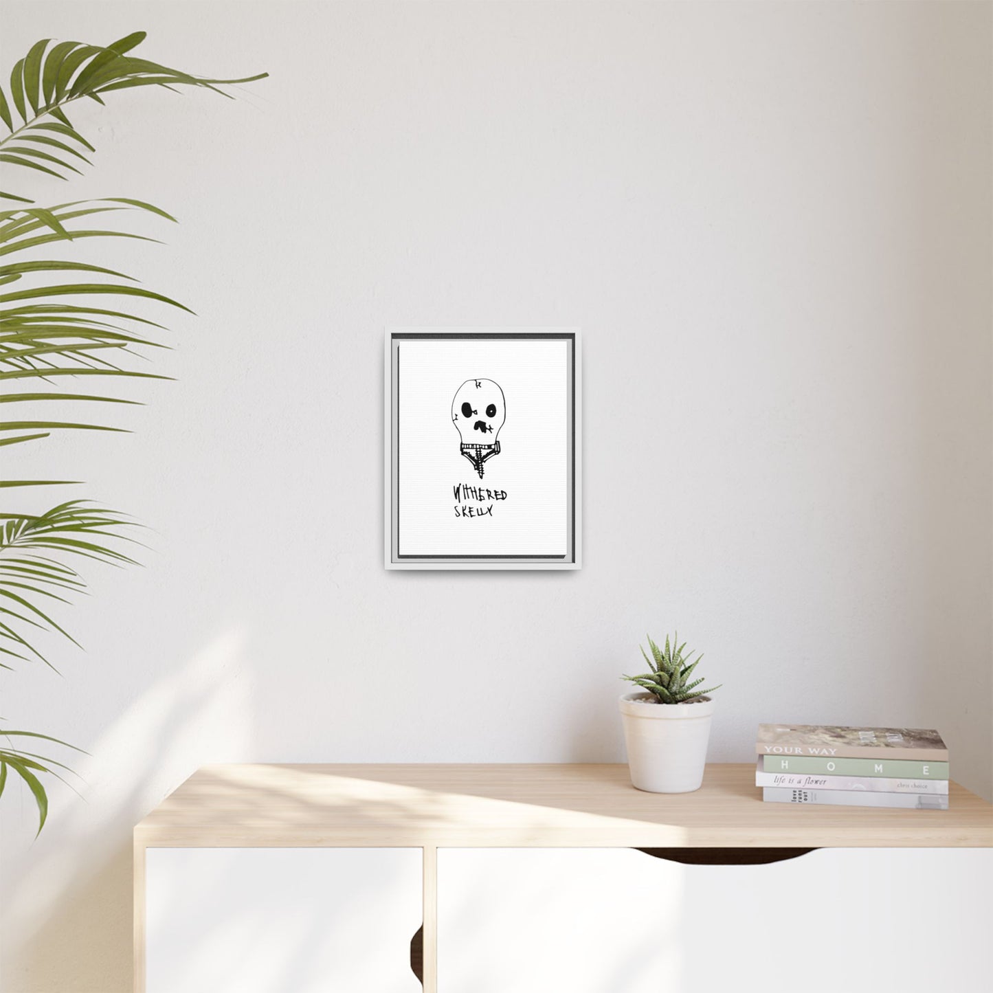 Nith OE Matte Canvas, Framed WITHERED SKELLY