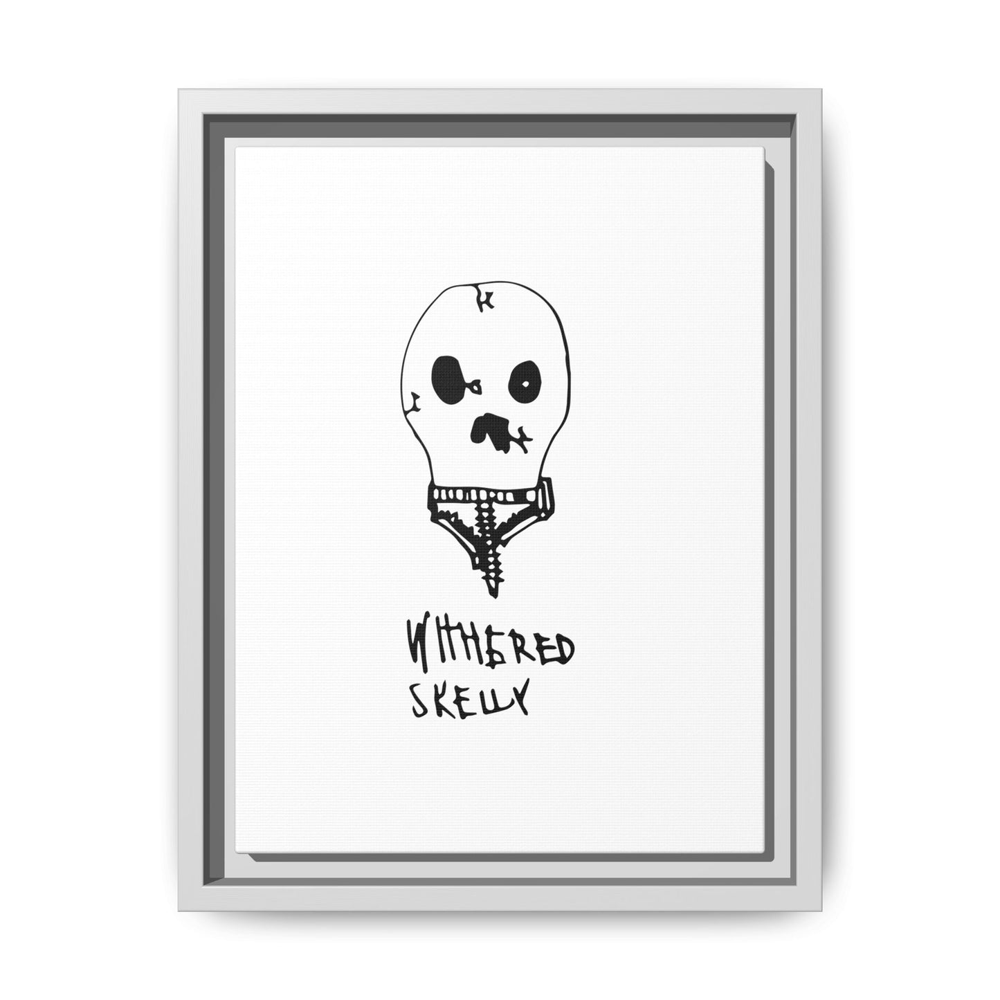 Nith OE Matte Canvas, Framed WITHERED SKELLY