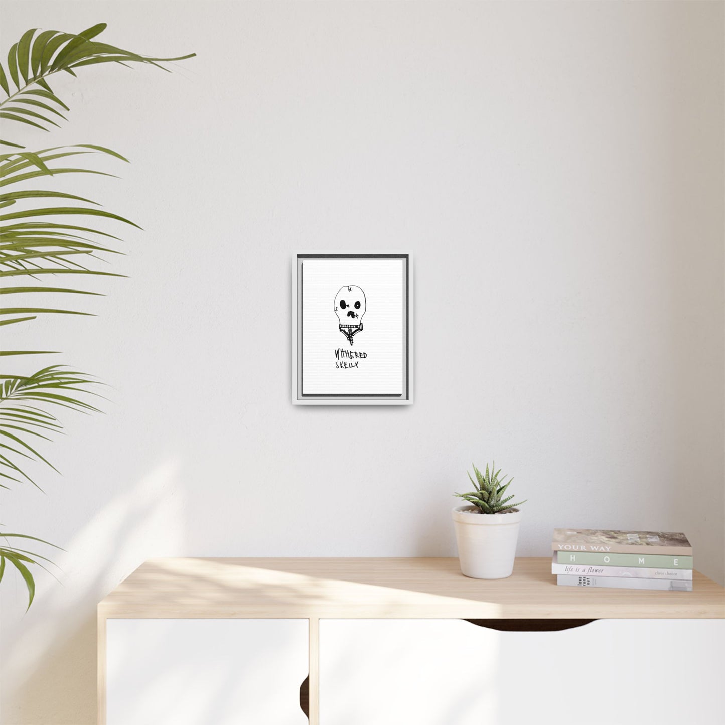 Nith OE Matte Canvas, Framed WITHERED SKELLY
