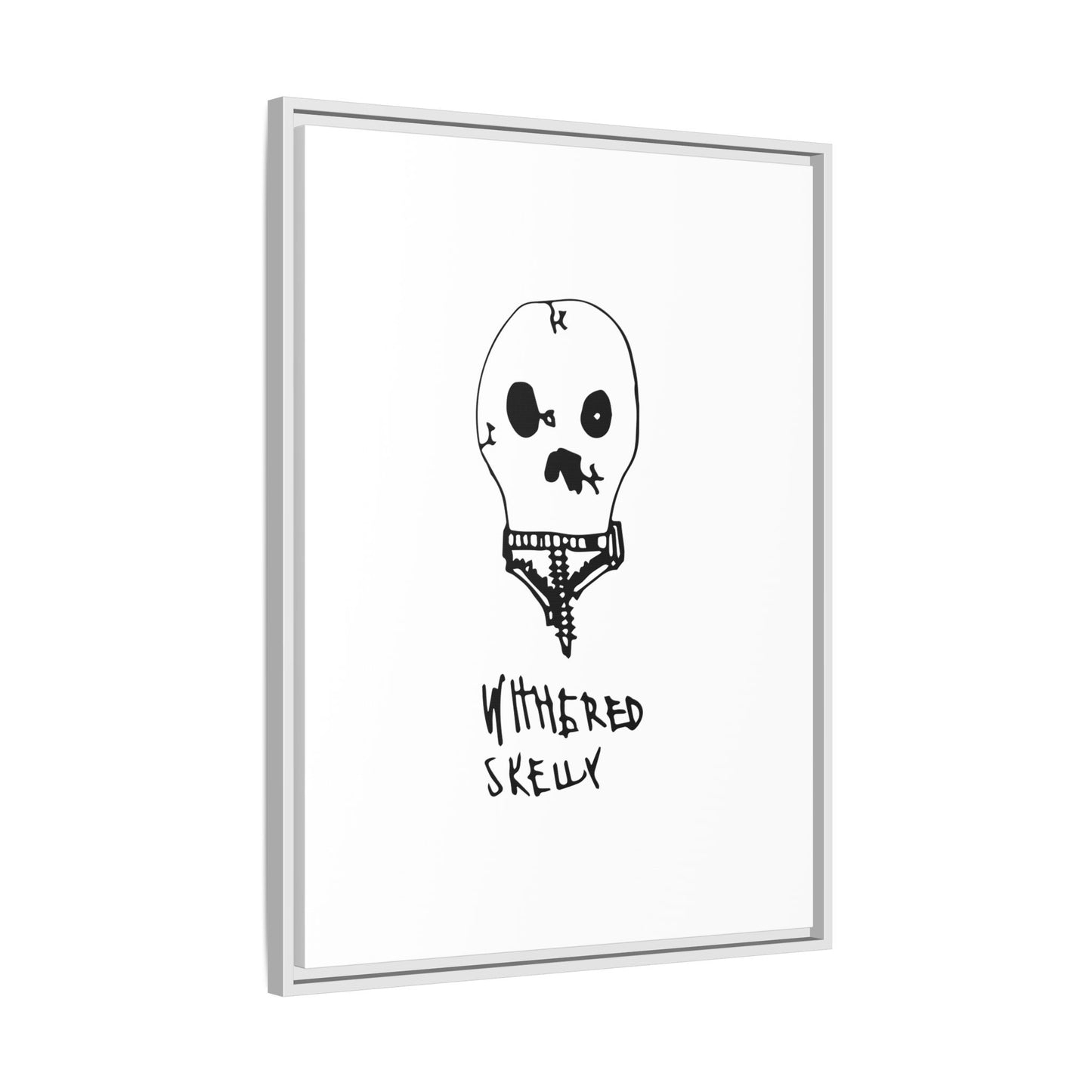 Nith OE Matte Canvas, Framed WITHERED SKELLY