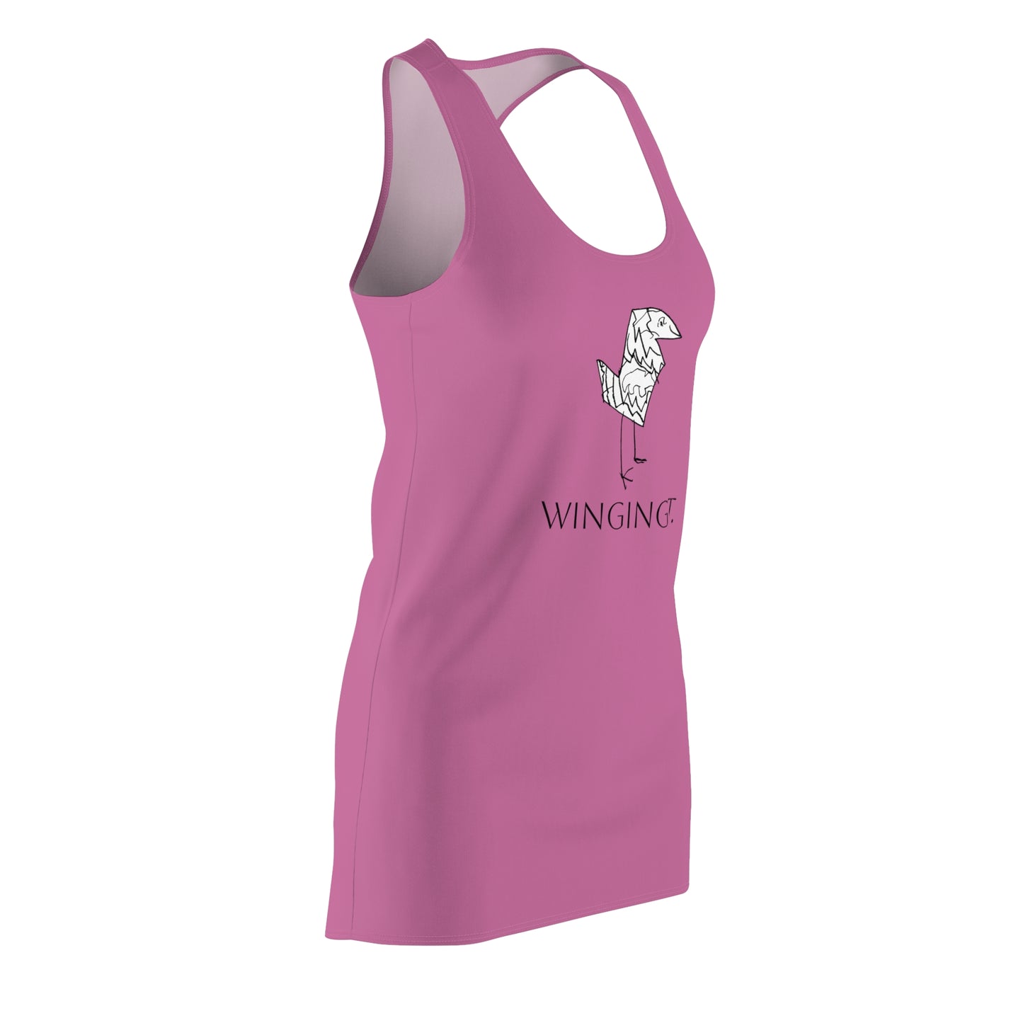 Nith OE Women's Racerback Dress Pink BIRD