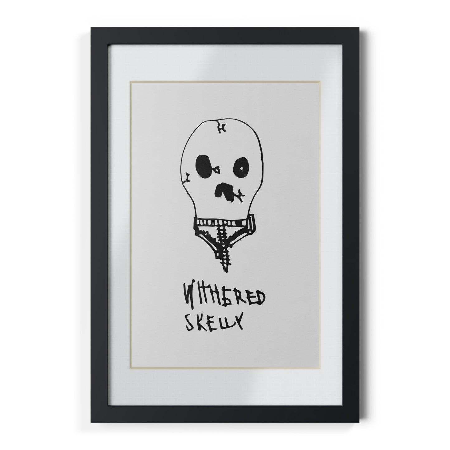 Nith OE Framed Poster WITHERED SKELLY