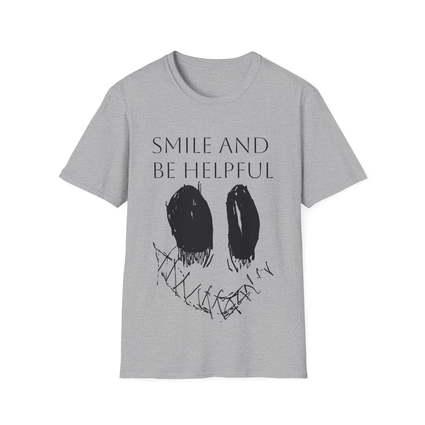 Nith OE Unisex Softstyle T-Shirt White - SMILE