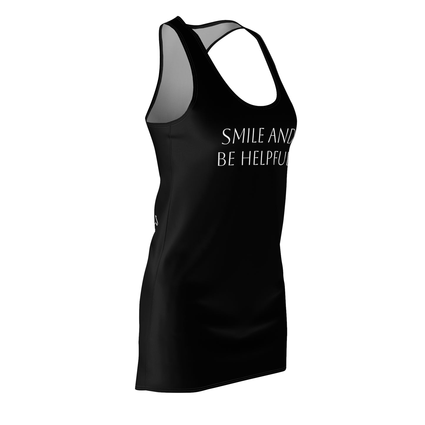 Nith OE Women's Racerback Dress SMILE AND BE HELPFUL