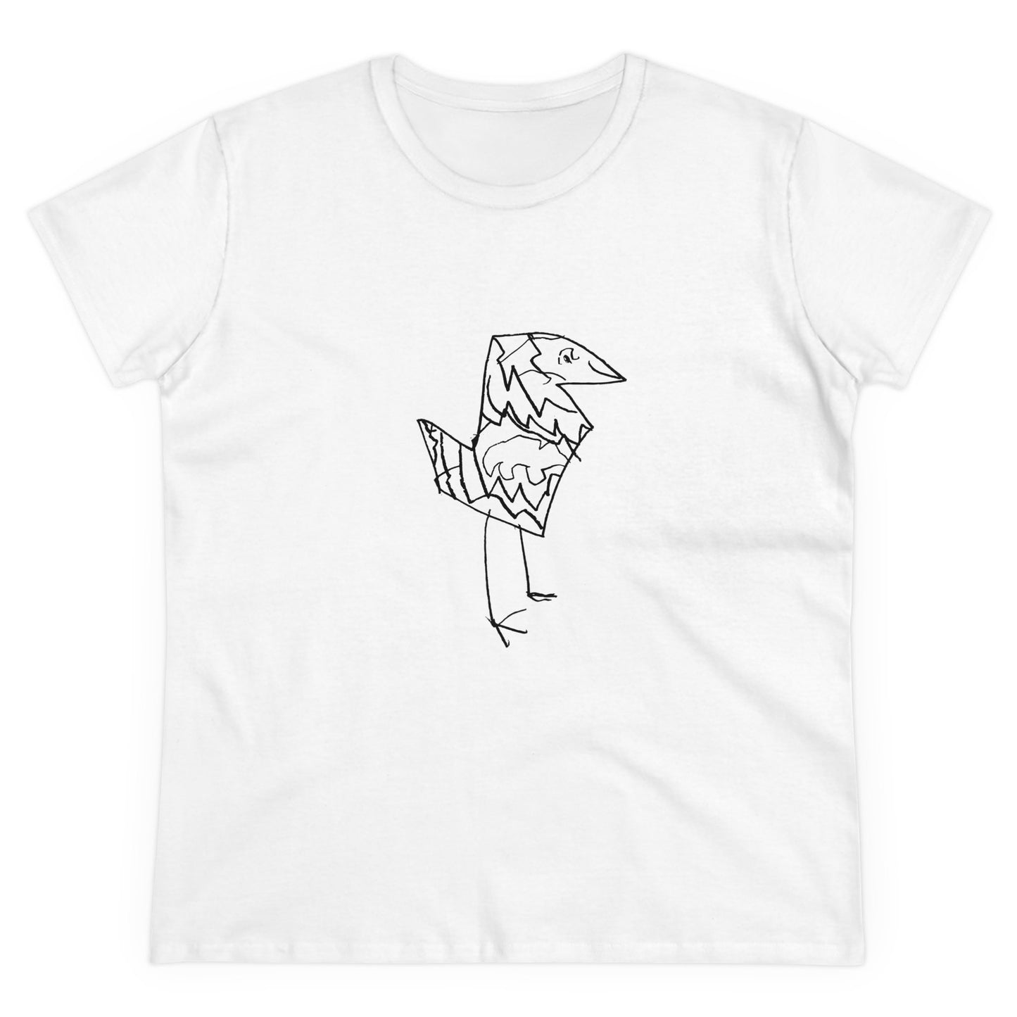 Nith OE Women's Midweight Cotton Tee BIRD