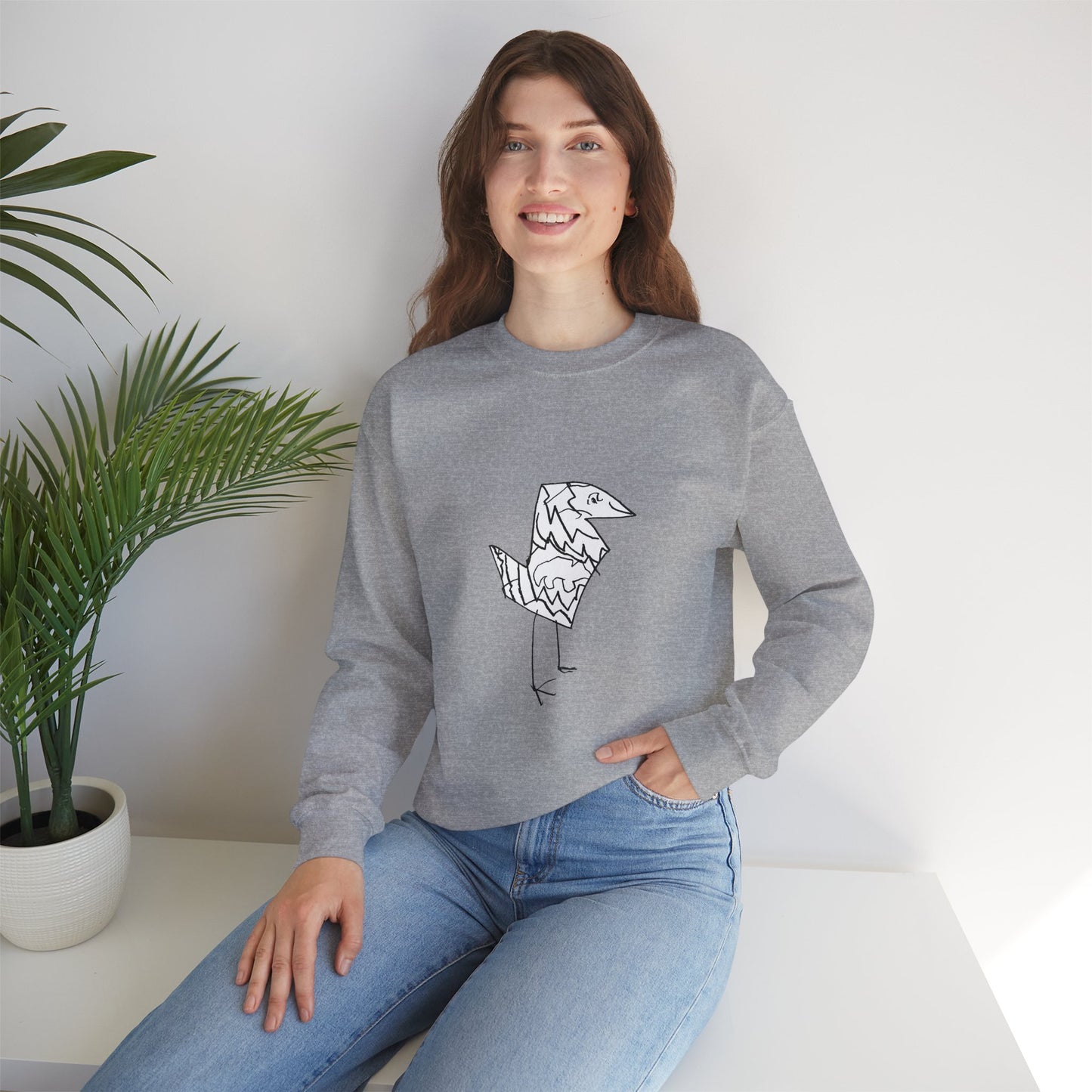 Nith OE Unisex Heavy Blend™ Crewneck Sweatshirt BIRD
