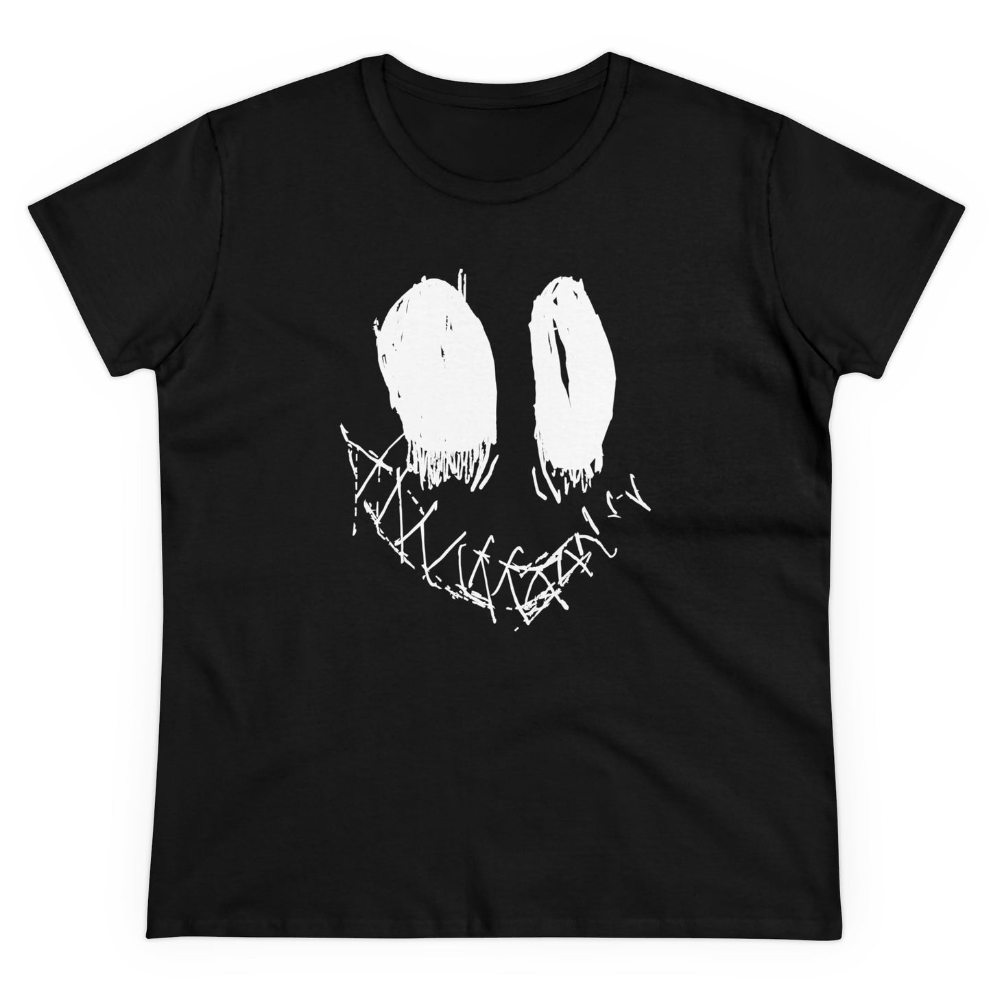 Nith OE Women's Midweight Cotton Tee Inverted SMILE