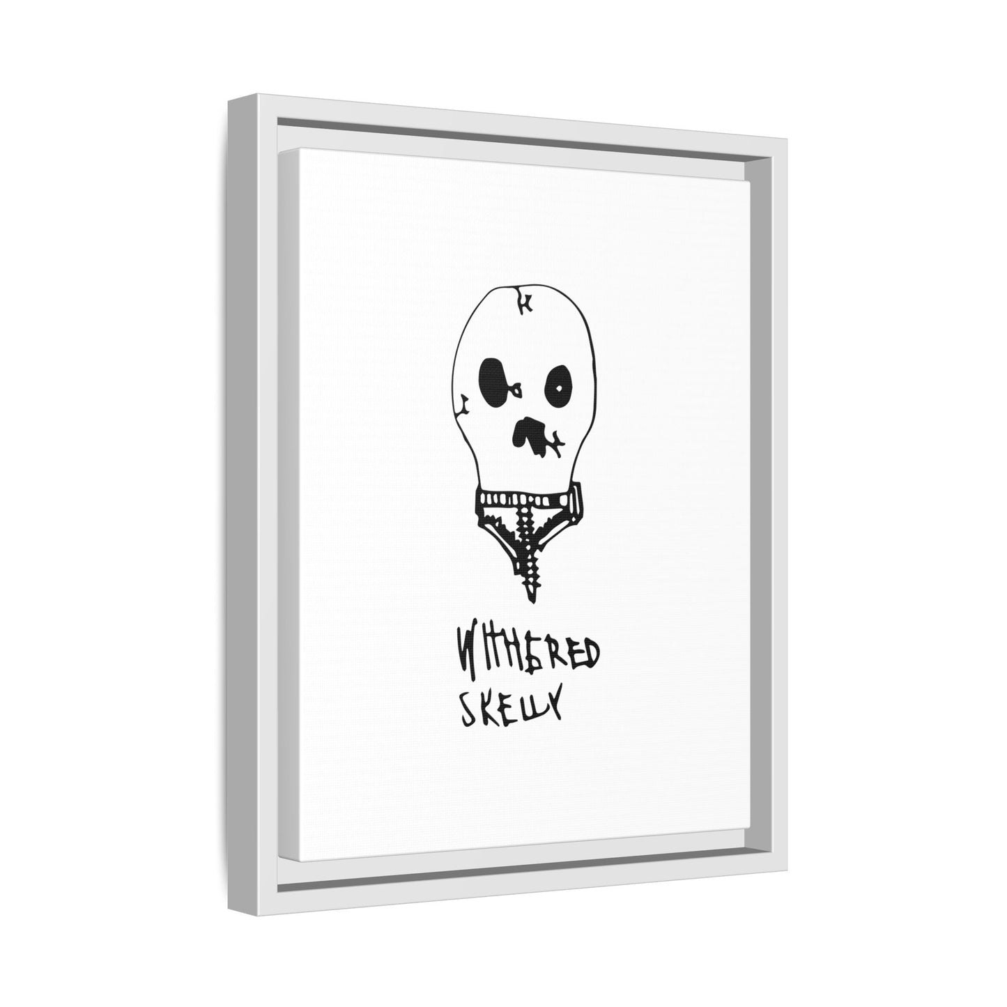 Nith OE Matte Canvas, Framed WITHERED SKELLY