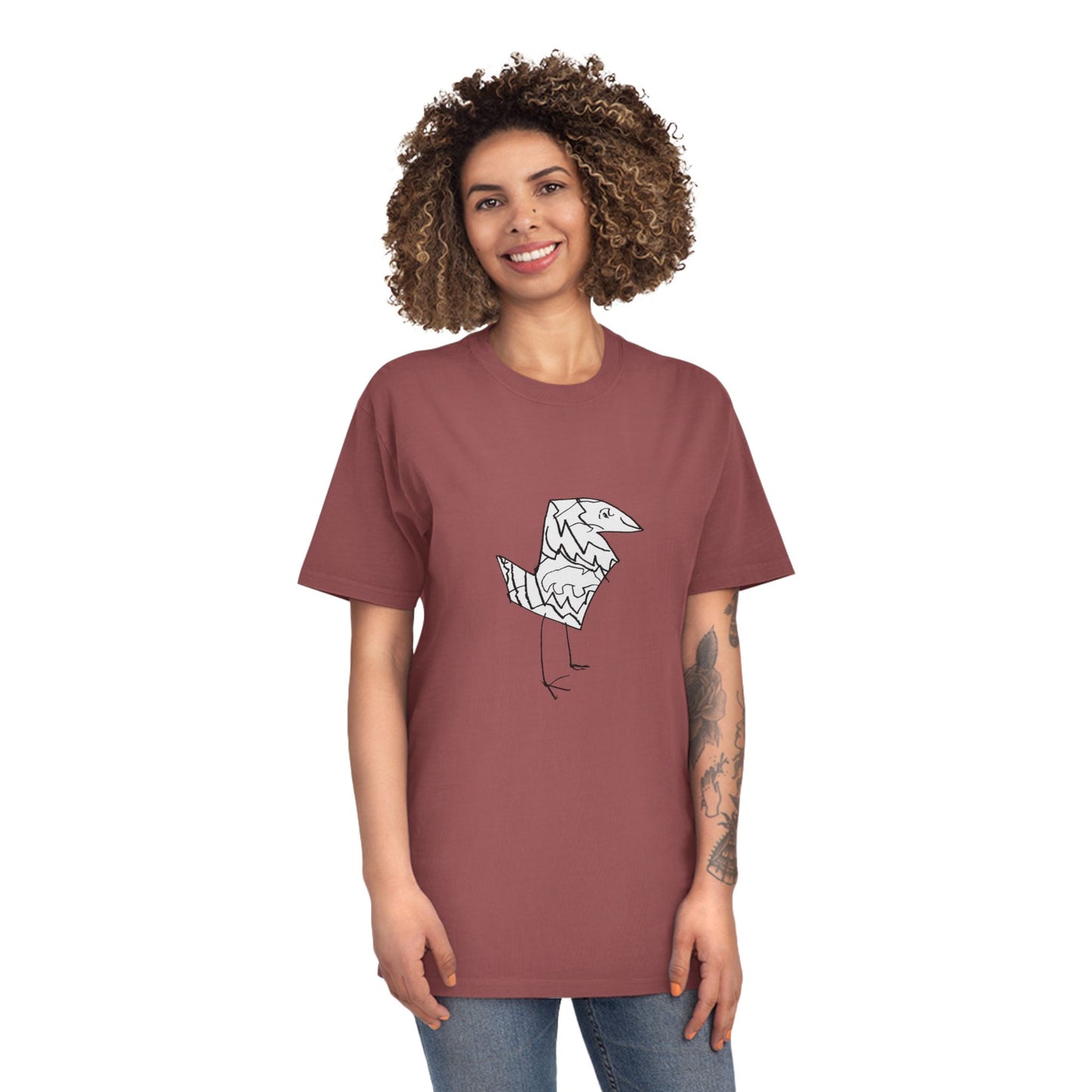 Nith OE Unisex Faded Shirt BIRD