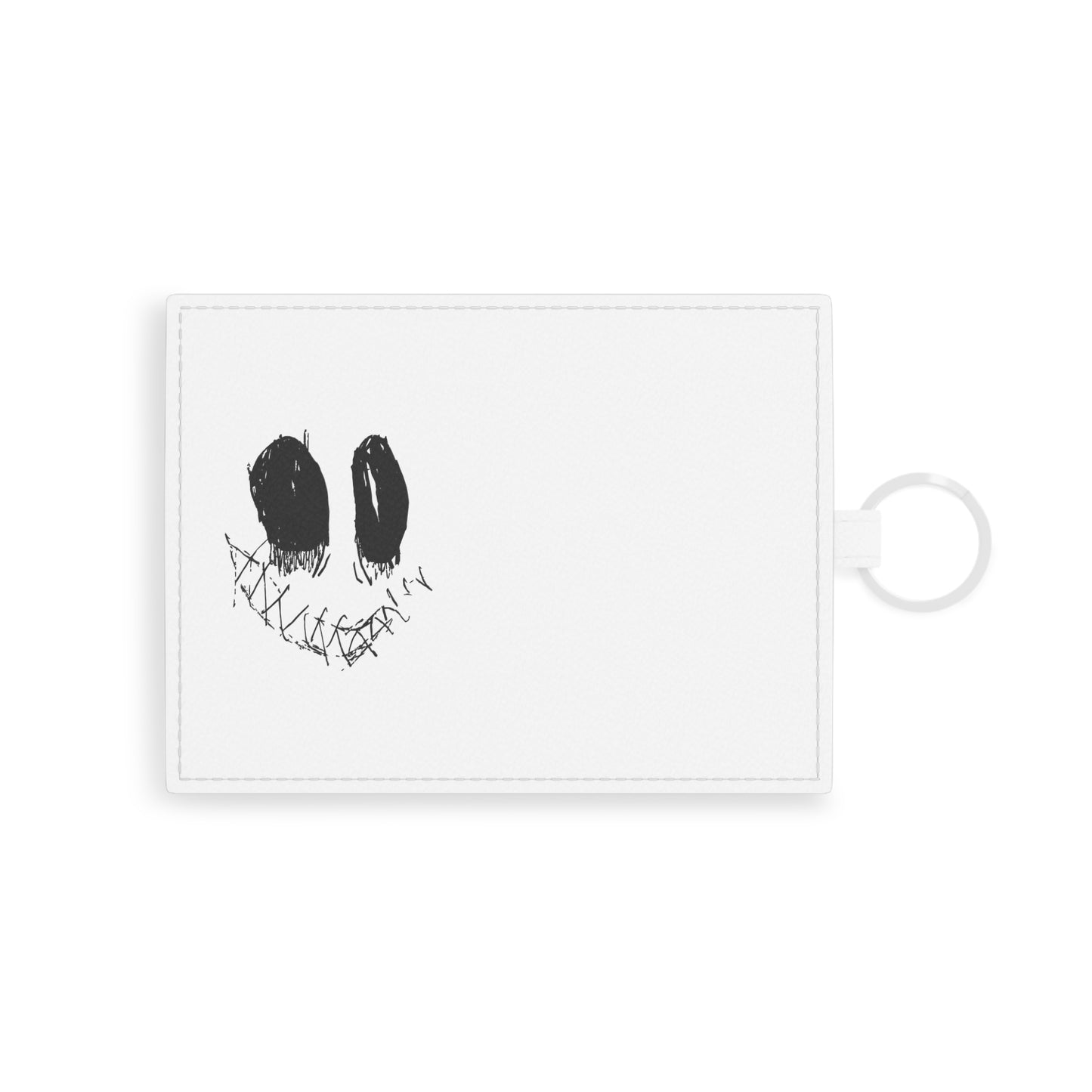 Nith OE Saffiano Leather Card Holder SMILE
