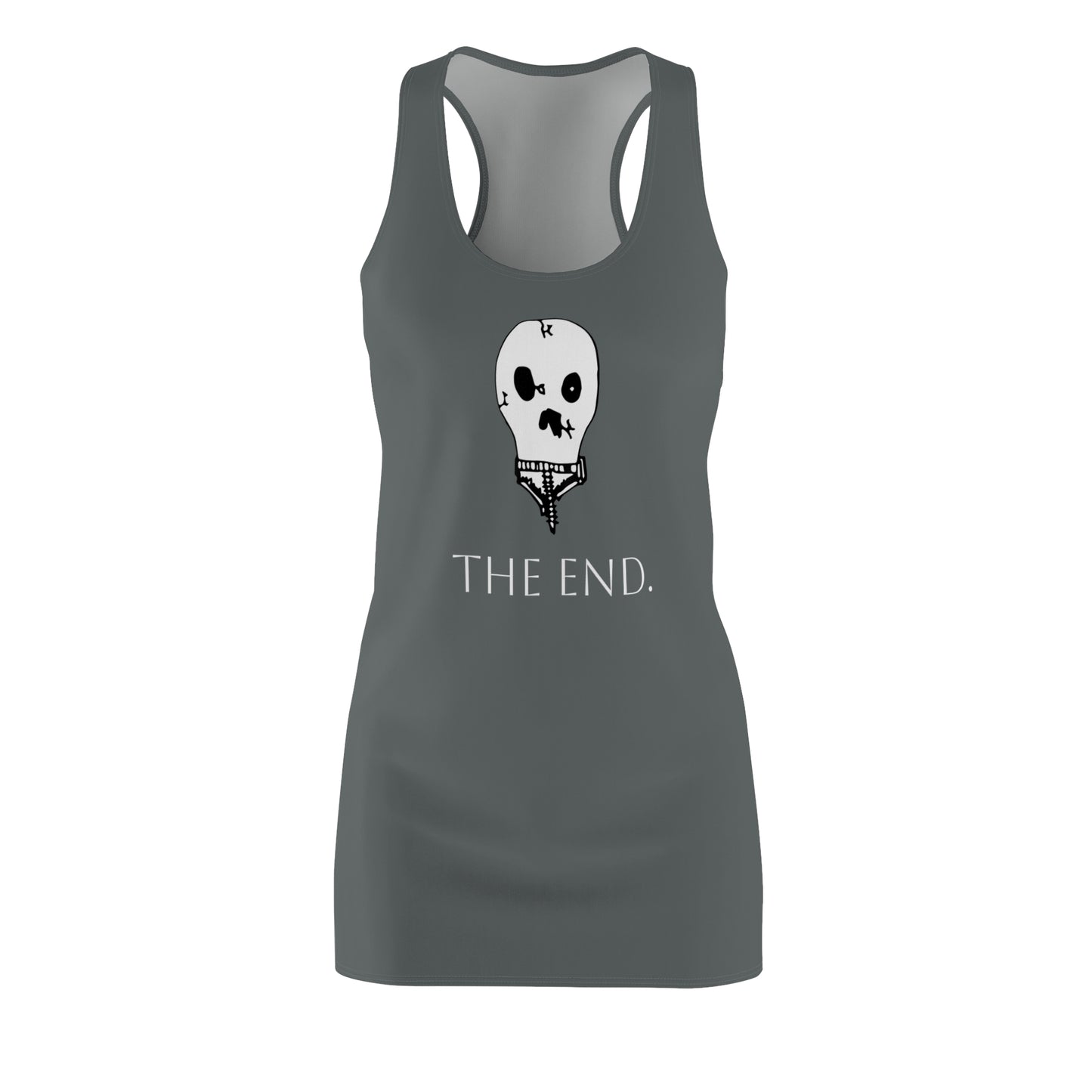 Nith OE Women's Racerback Dress Grey WITHERED SKELLY