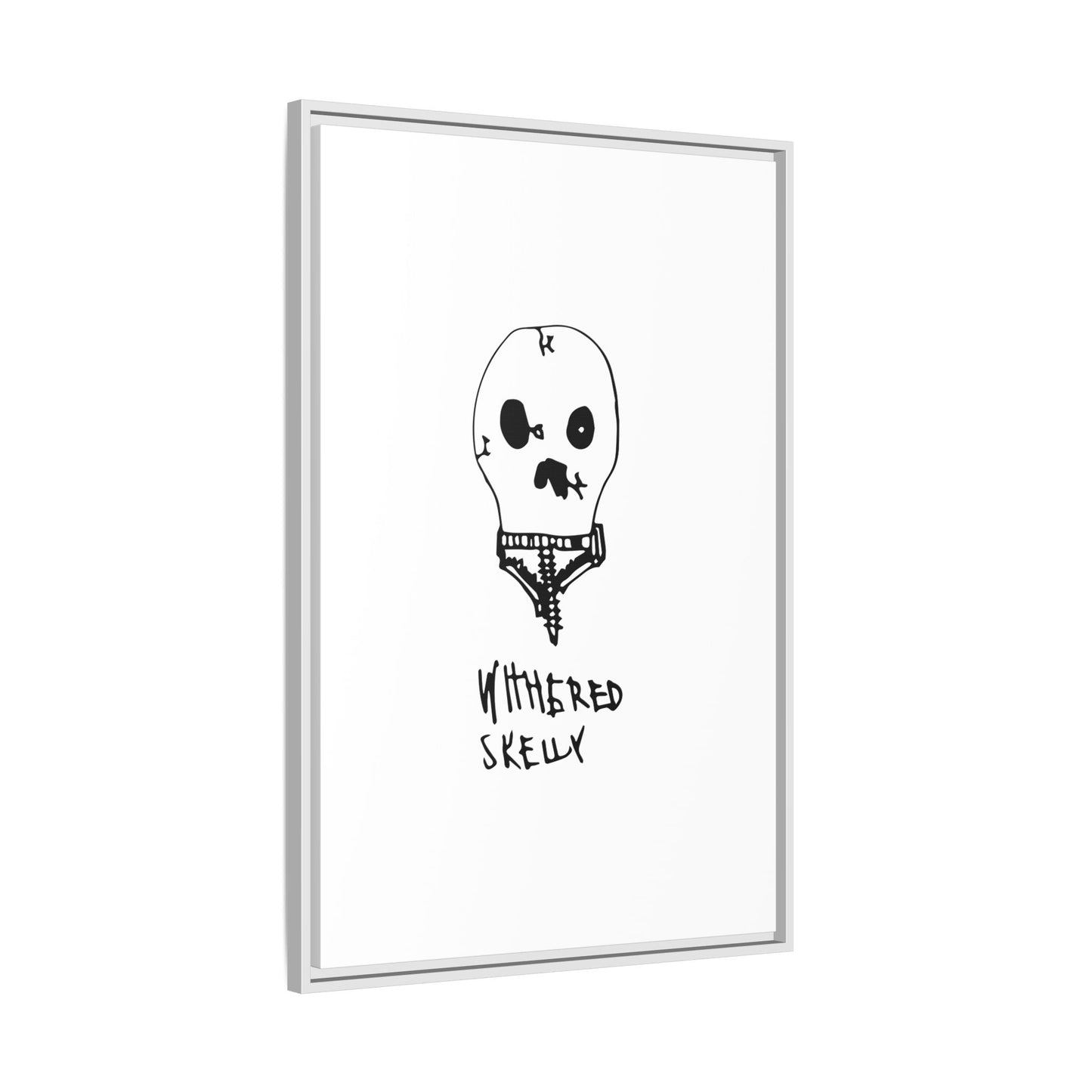 Nith OE Matte Canvas, Framed WITHERED SKELLY