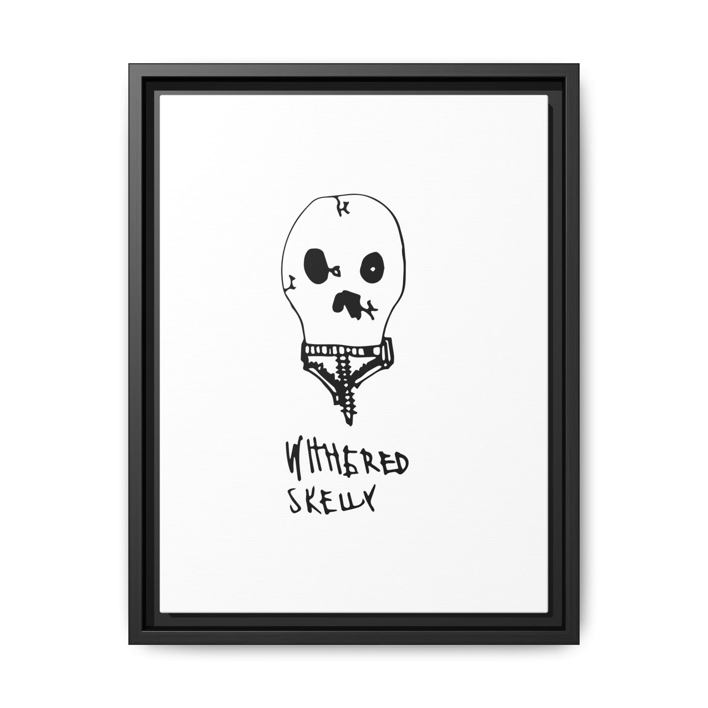 Nith OE Matte Canvas, Framed WITHERED SKELLY