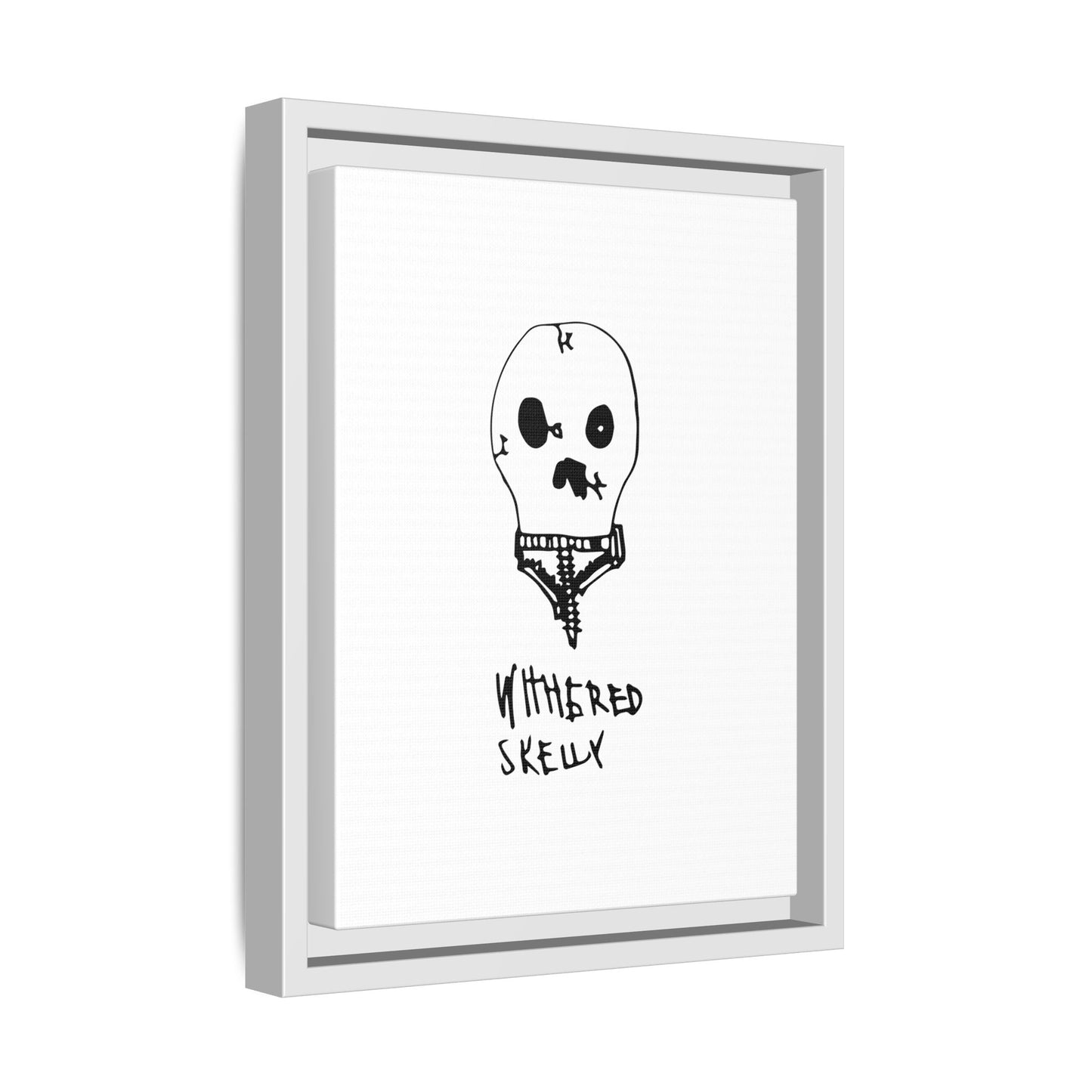 Nith OE Matte Canvas, Framed WITHERED SKELLY