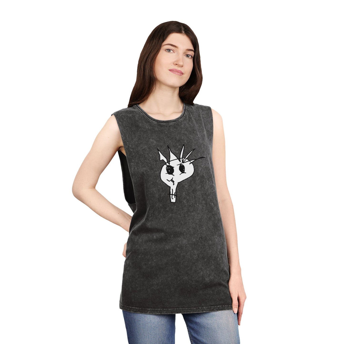 Nith OE Unisex Stonewash Tank Top SPIKE