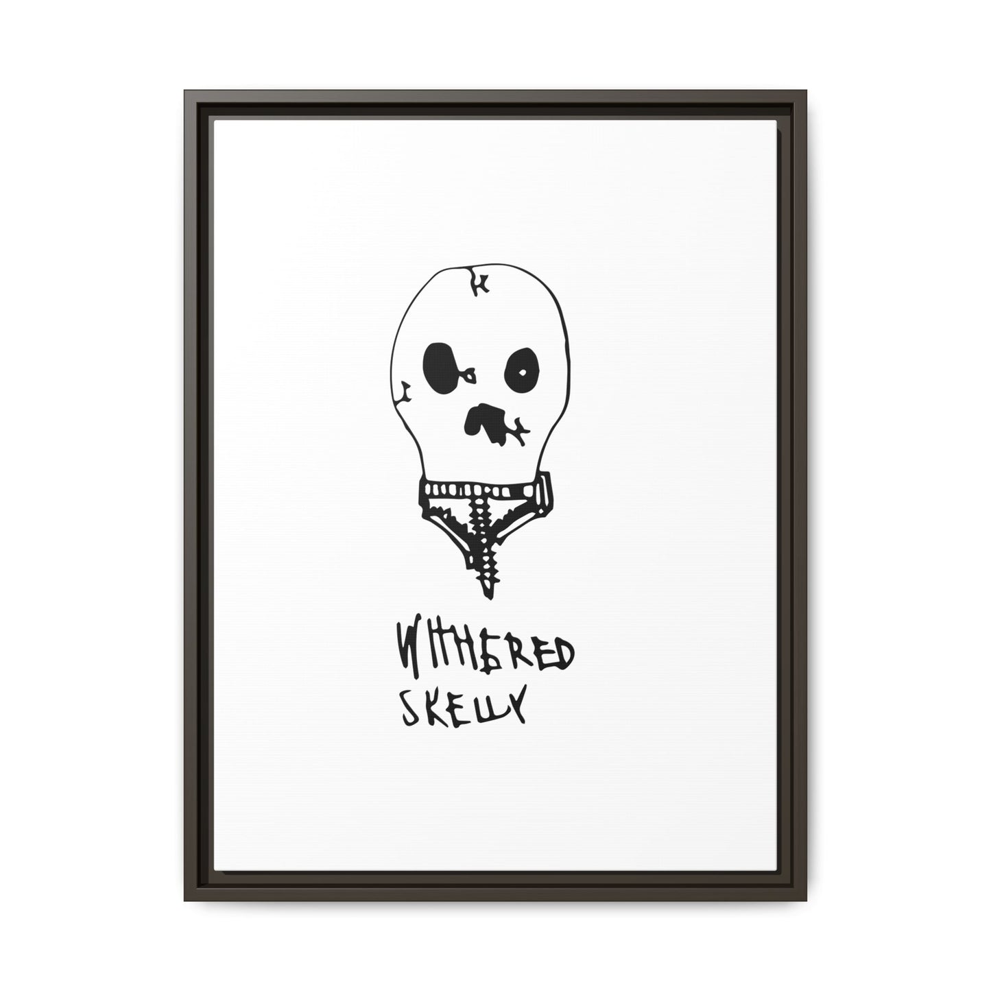 Nith OE Matte Canvas, Framed WITHERED SKELLY