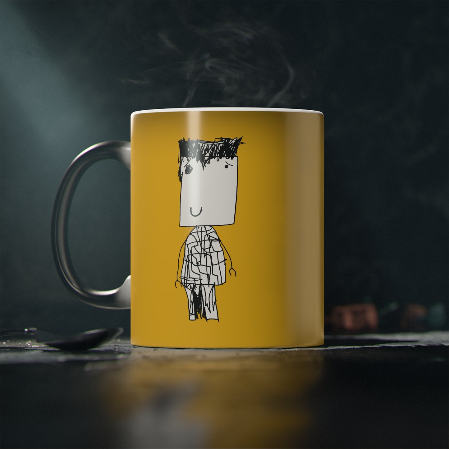 Nith OE Magic Mug Yellow BLOCKHEAD