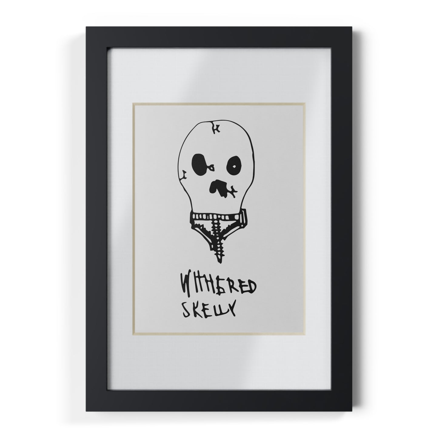 Nith OE Framed Poster WITHERED SKELLY