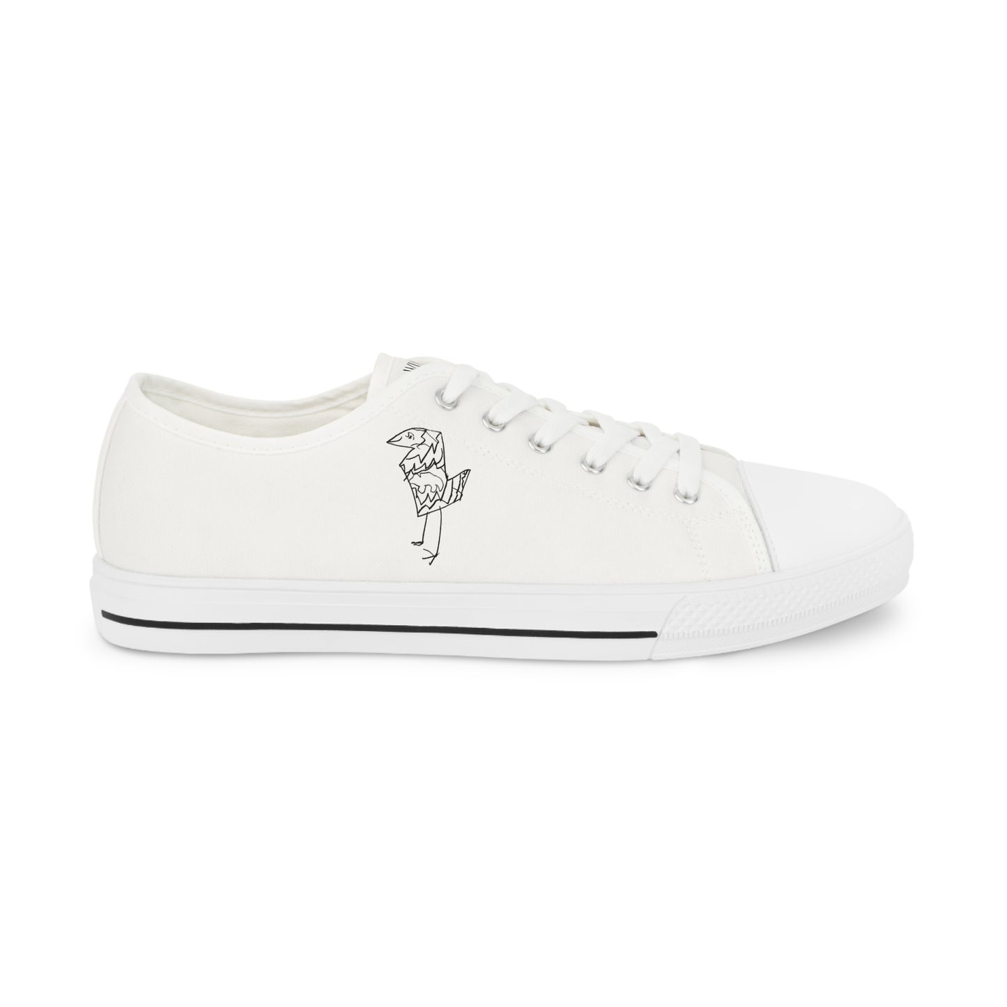 Nith OE Men's Low Top Sneakers White BIRD