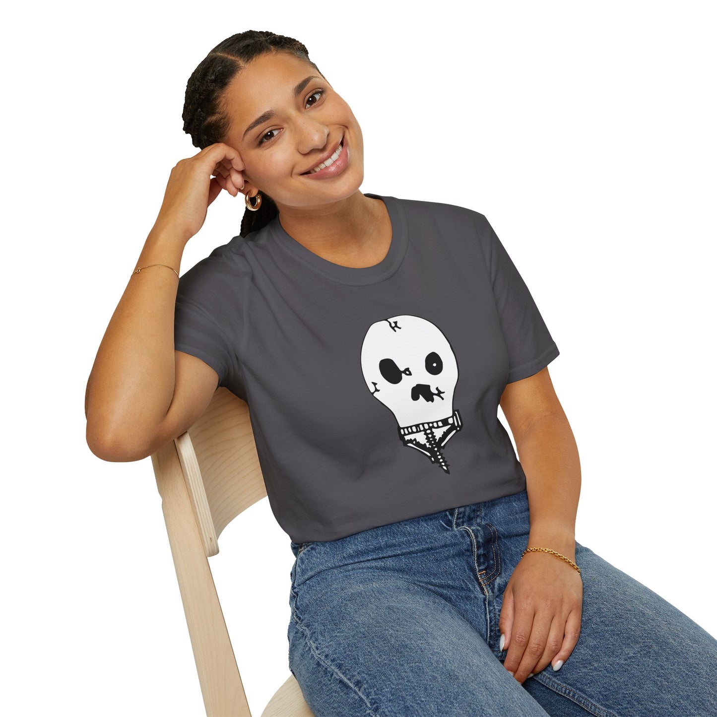 Nith OE Unisex Softstyle T-Shirt - WITHERED SKELLY