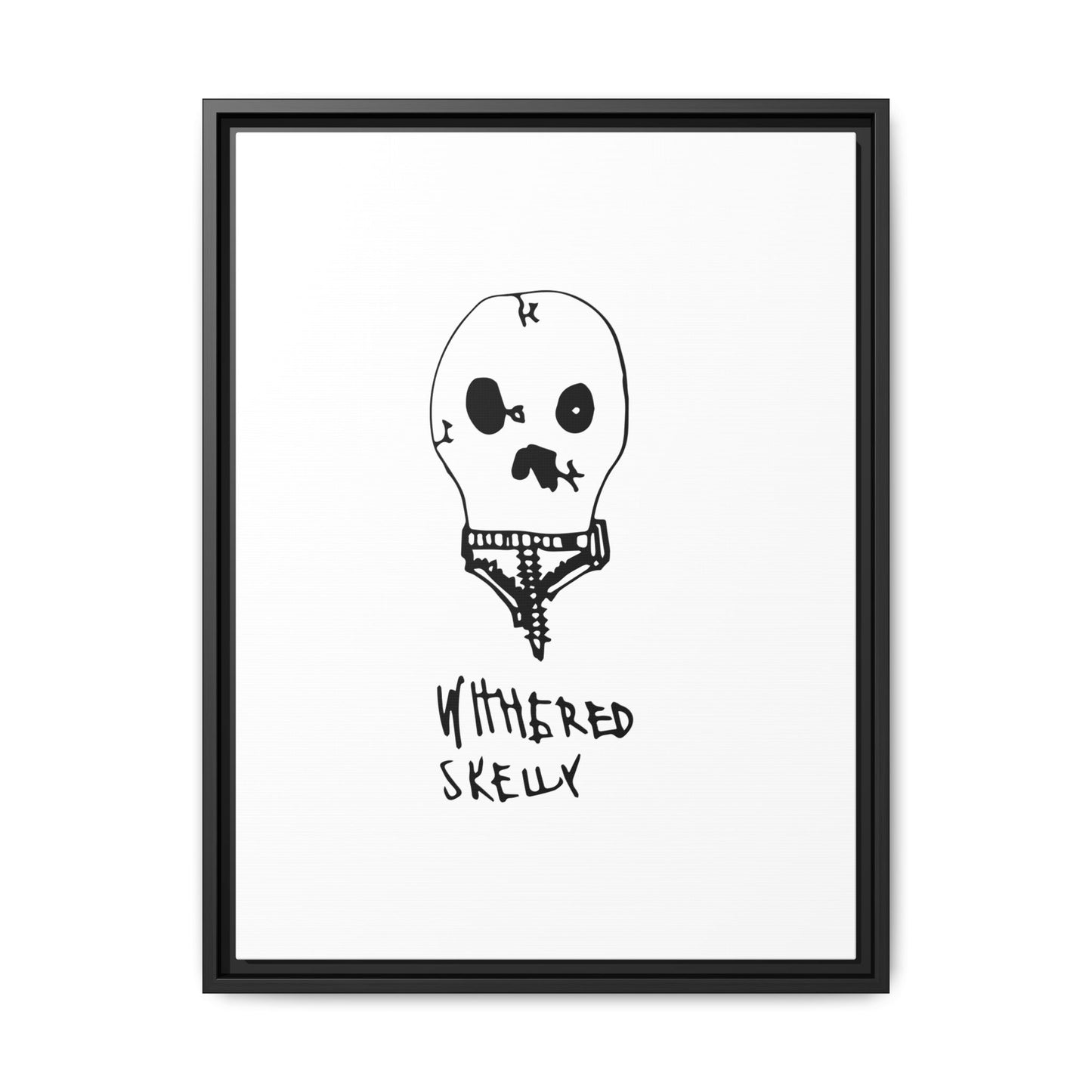 Nith OE Matte Canvas, Framed WITHERED SKELLY