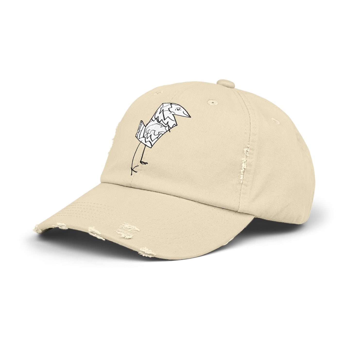 Nith OE Unisex Distressed Cap BIRD