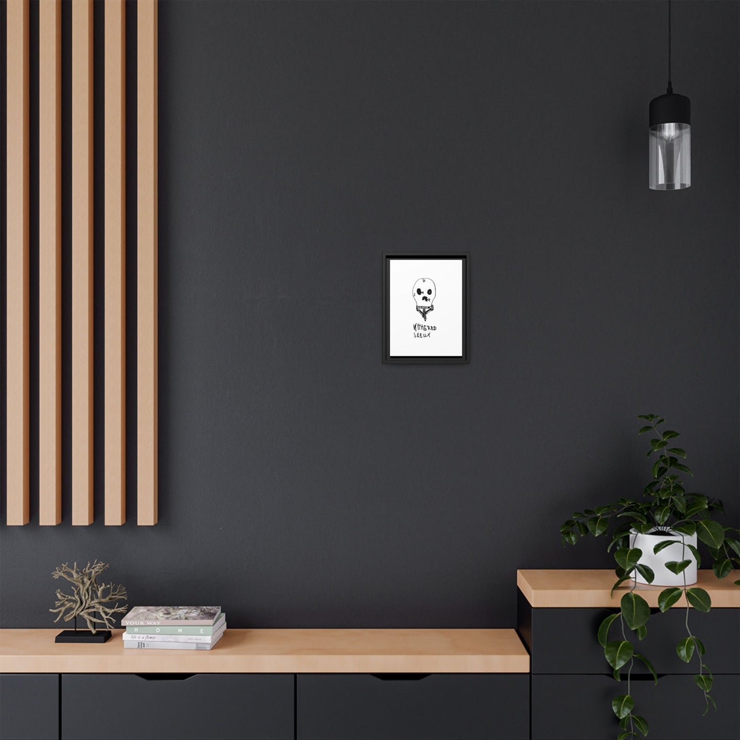 Nith OE Matte Canvas, Framed WITHERED SKELLY
