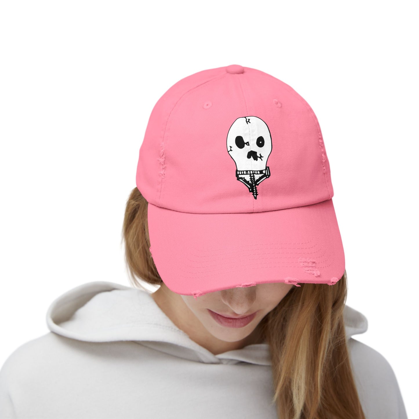 Nith OE Unisex Distressed Cap WITHERED SKELLY