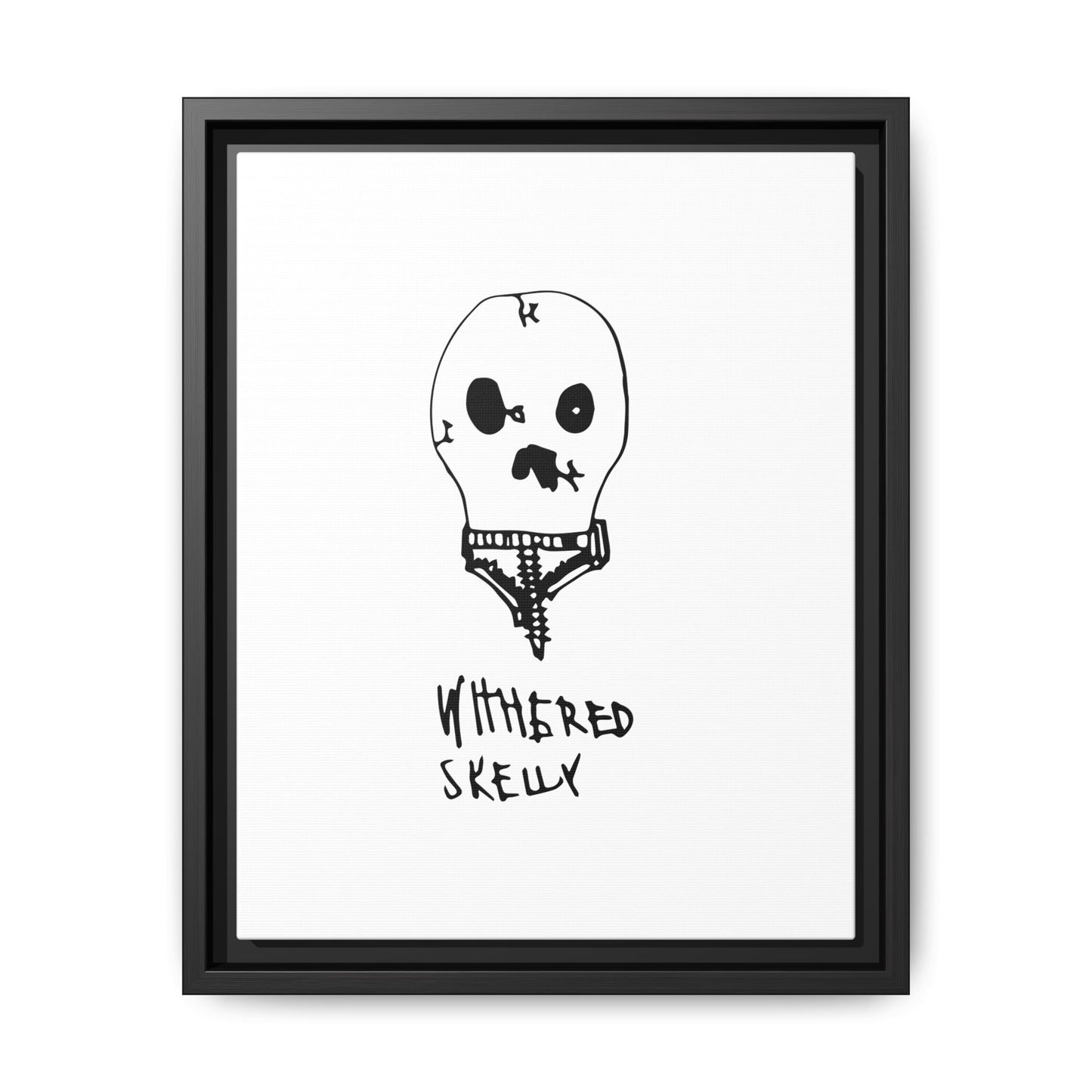 Nith OE Matte Canvas, Framed WITHERED SKELLY