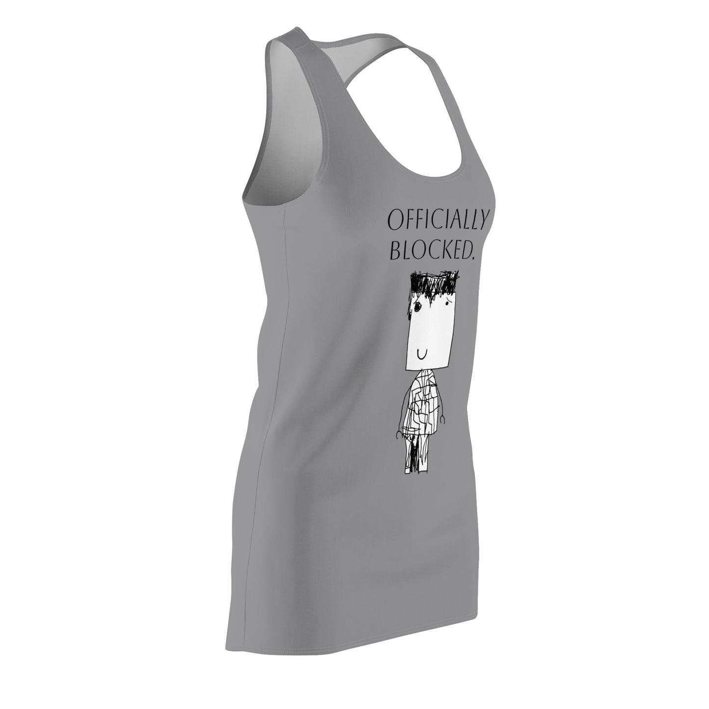 Copy of Nith OE Women's Racerback Dress Grey BLOCKHEAD