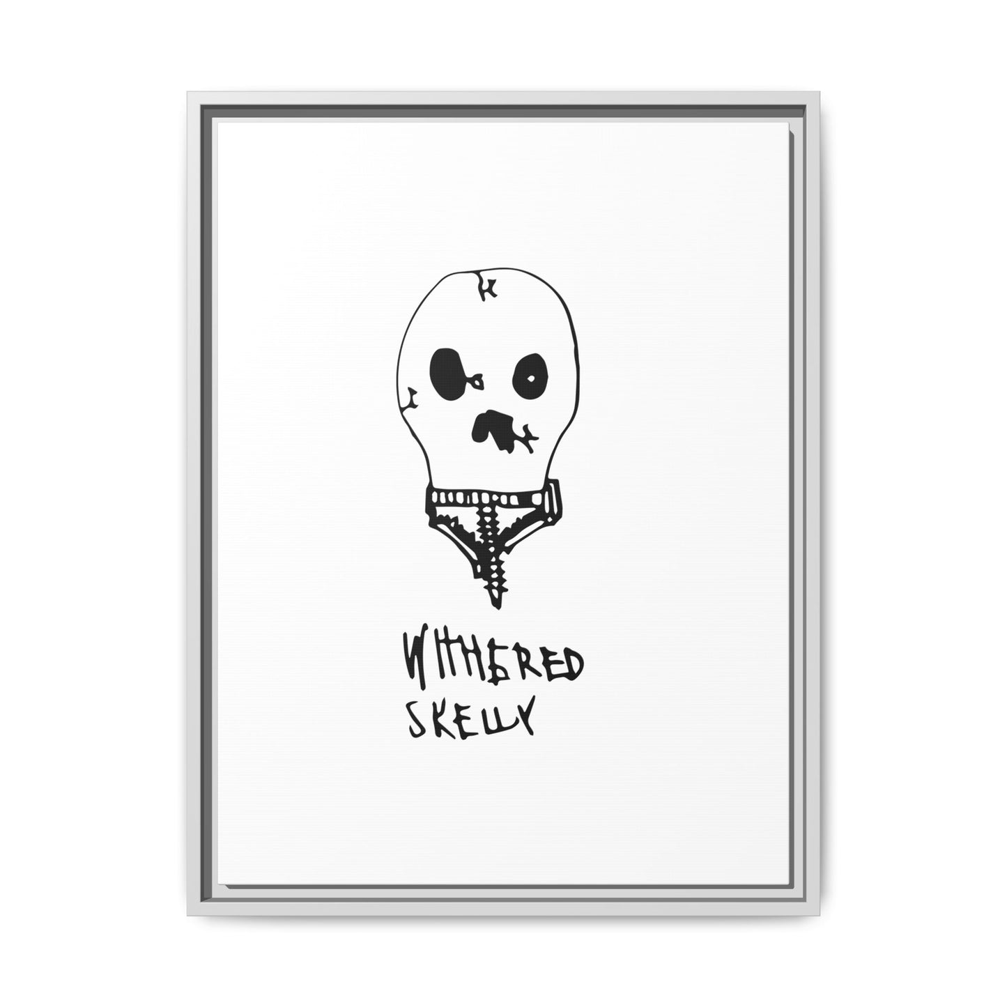 Nith OE Matte Canvas, Framed WITHERED SKELLY