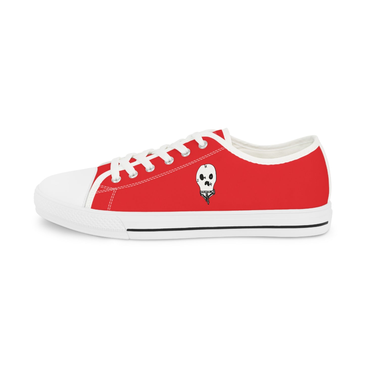 Nith OE Men's Low Top Sneakers Red WITHERED SKELLY