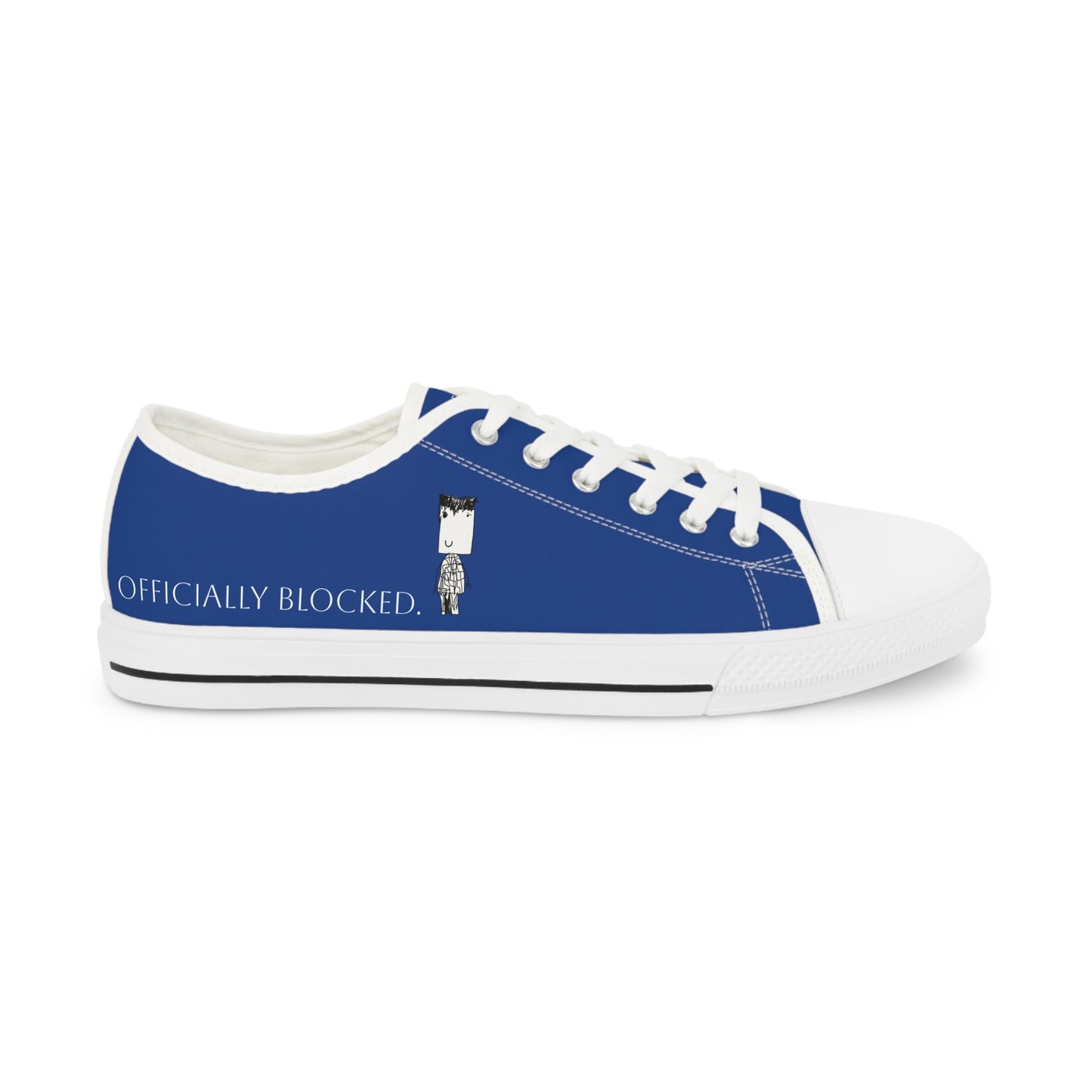 Nith OE Men's Low Top Sneakers Blue BLOCKHEAD