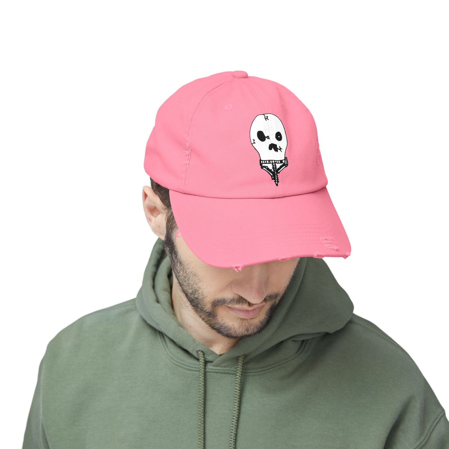 Nith OE Unisex Distressed Cap WITHERED SKELLY