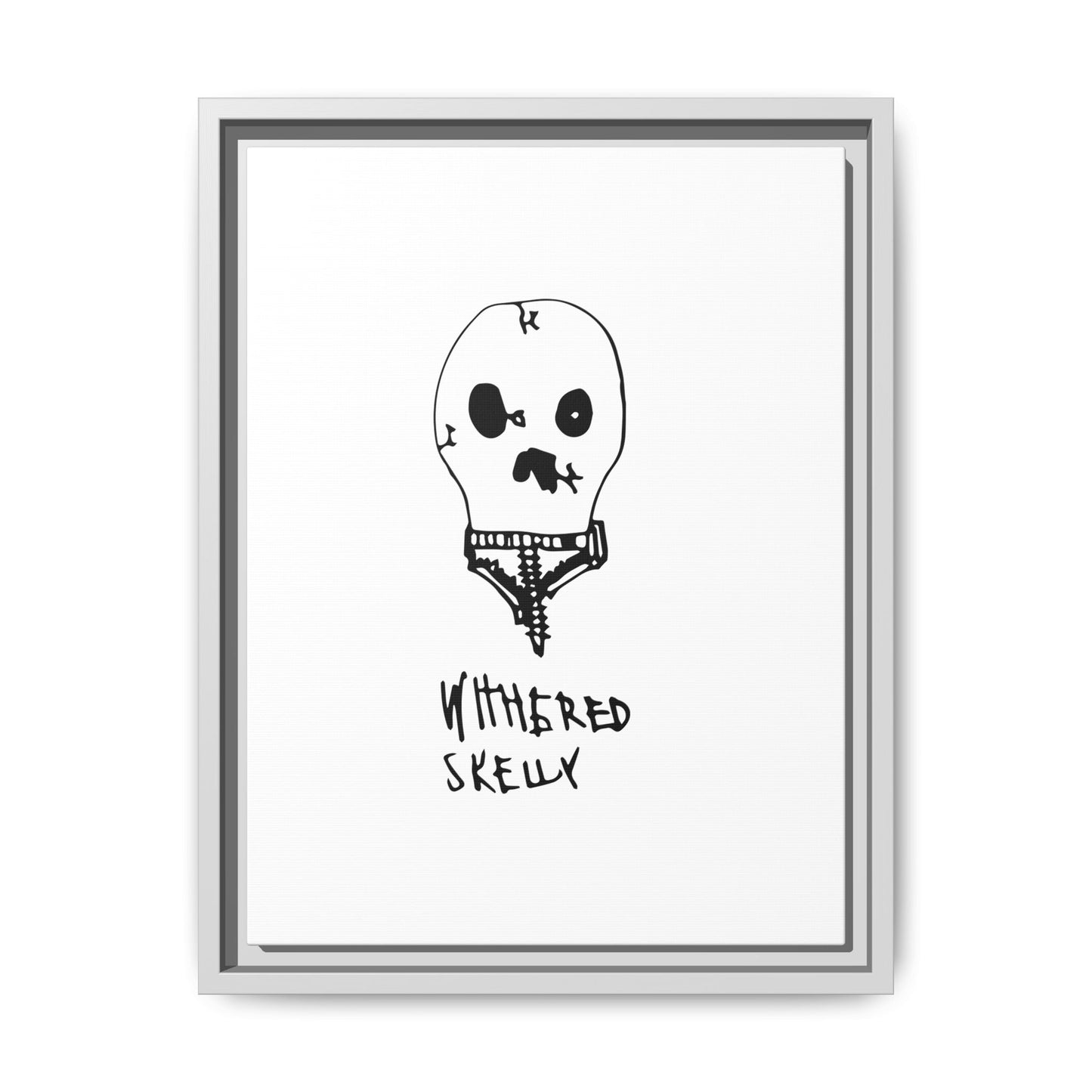 Nith OE Matte Canvas, Framed WITHERED SKELLY
