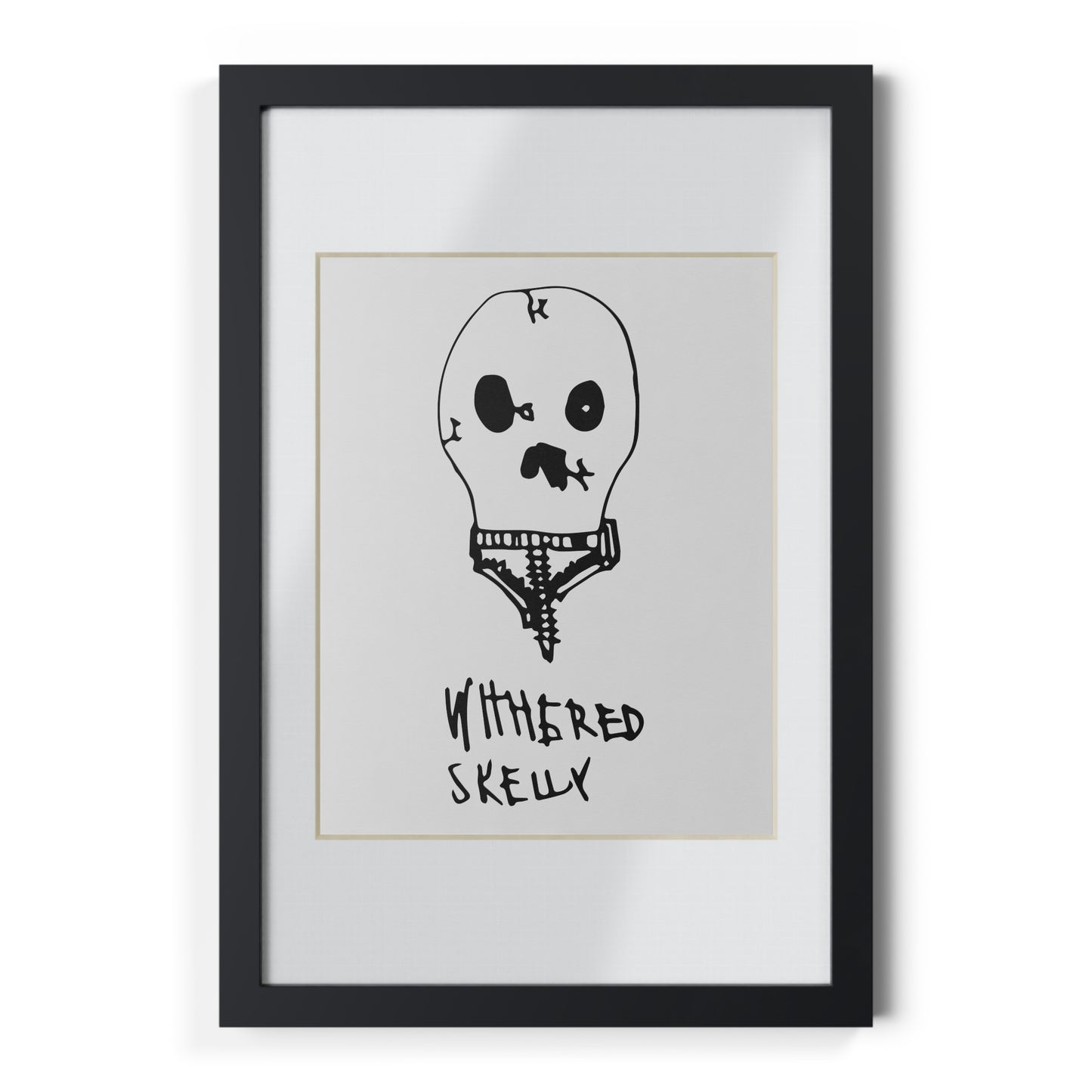 Nith OE Framed Poster WITHERED SKELLY