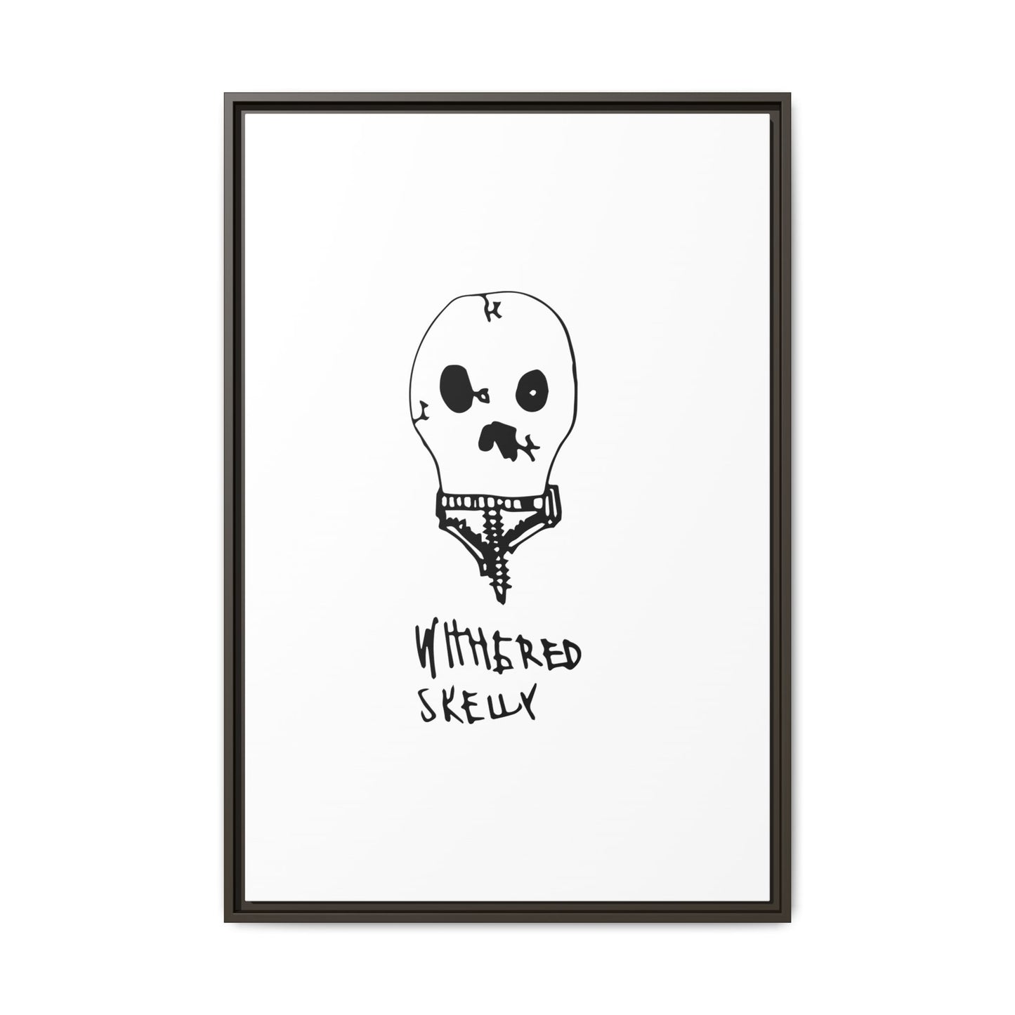 Nith OE Matte Canvas, Framed WITHERED SKELLY