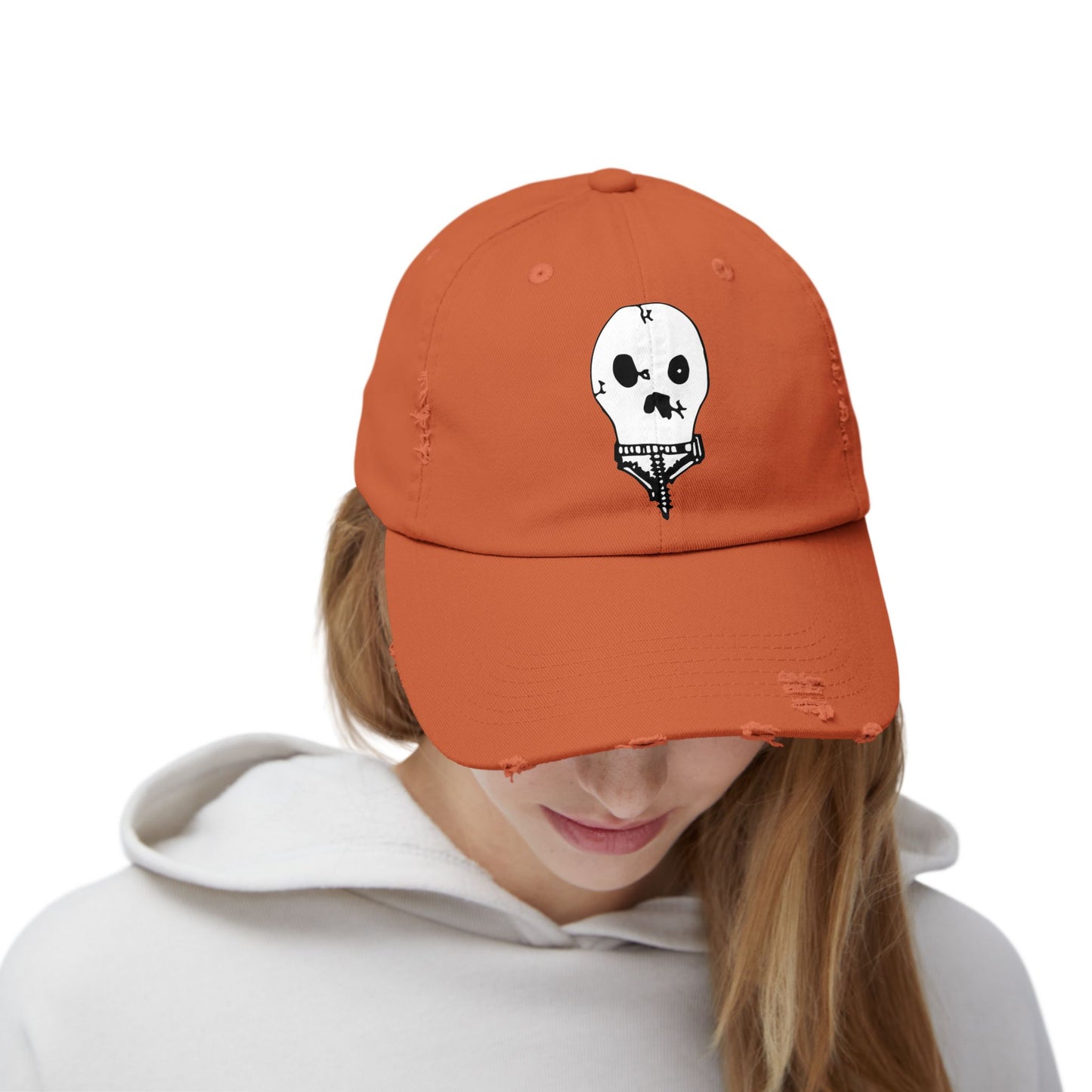 Nith OE Unisex Distressed Cap WITHERED SKELLY