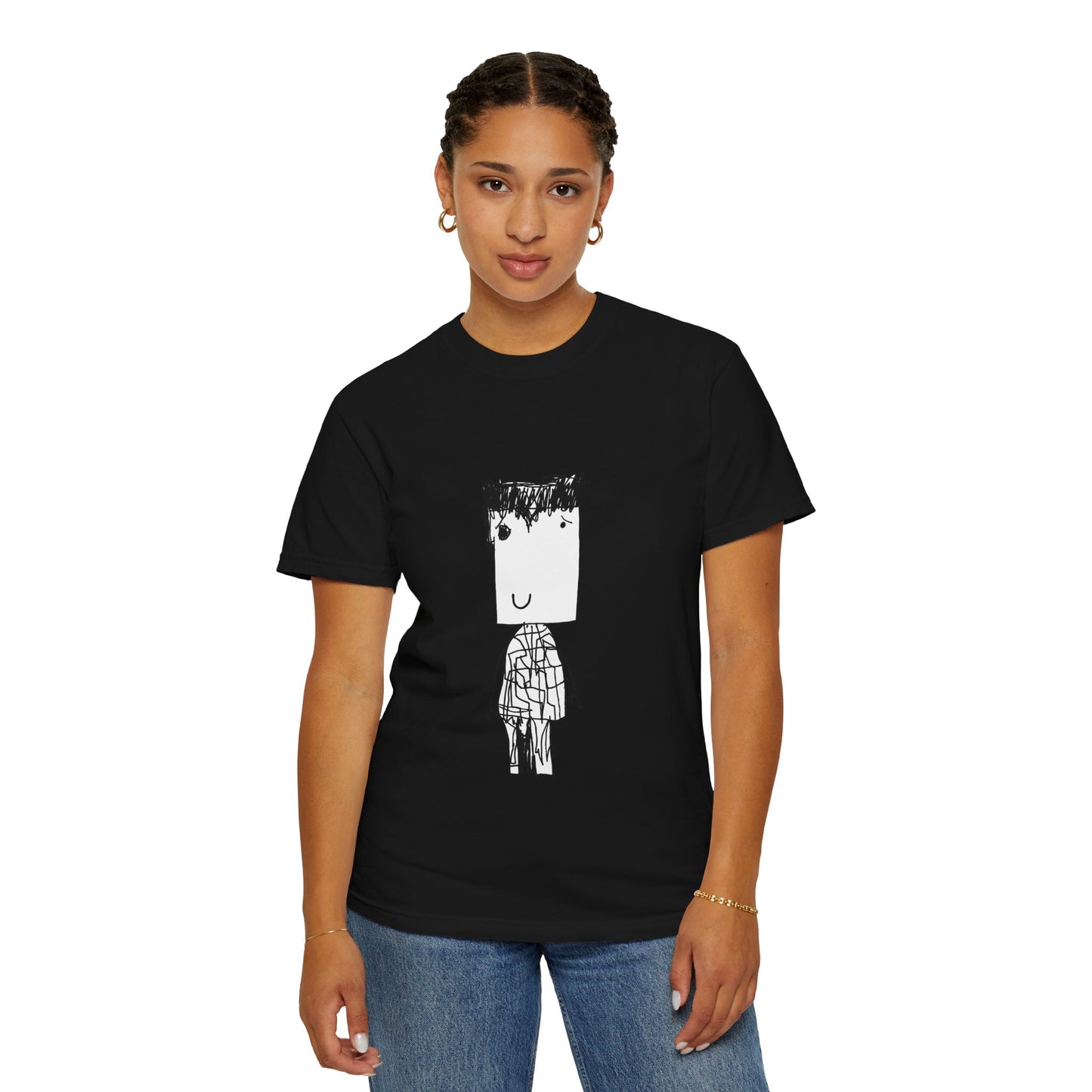 Nith OE Unisex Garment-Dyed T-shirt BLOCKHEAD
