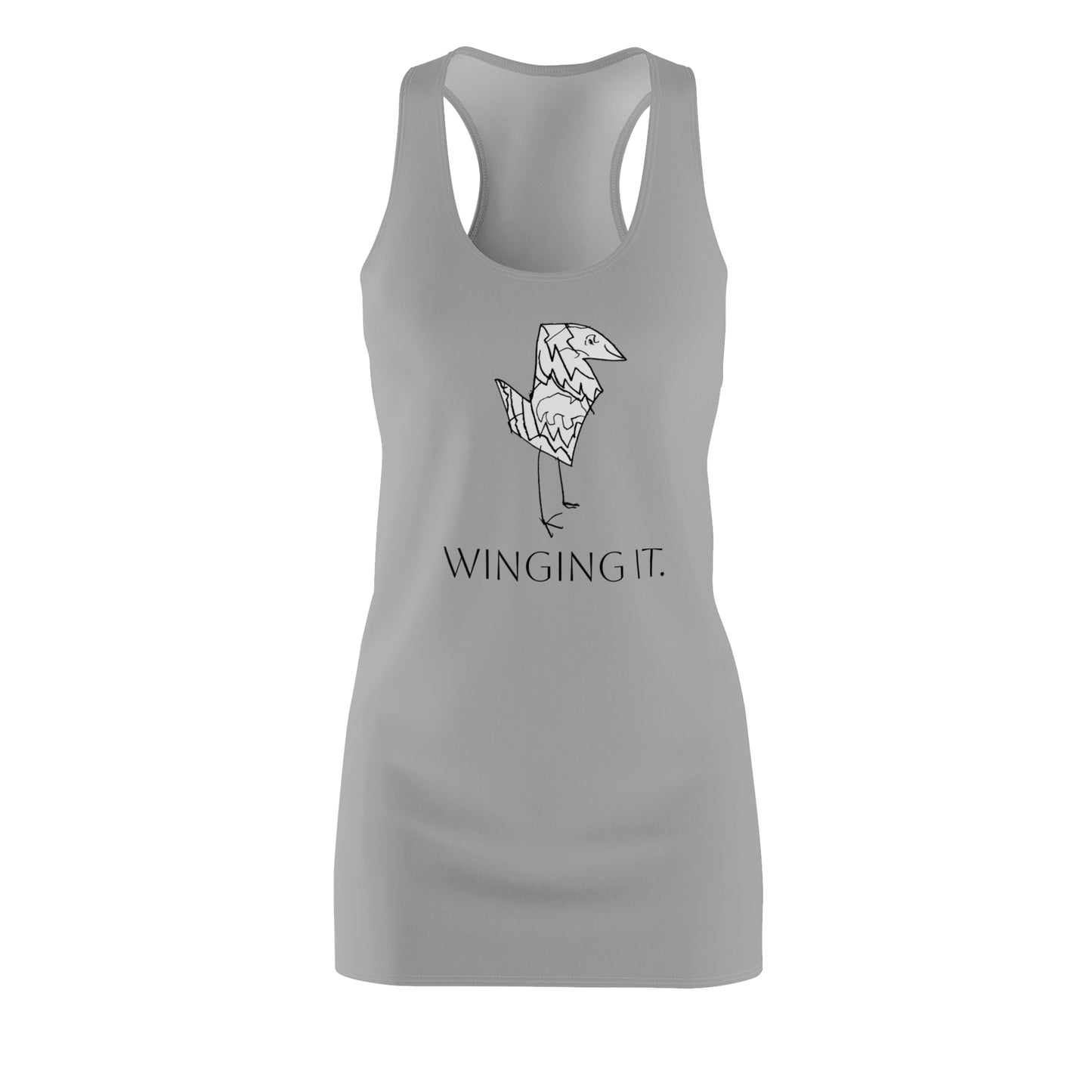 Nith OE Women's Racerback Dress Grey BIRD