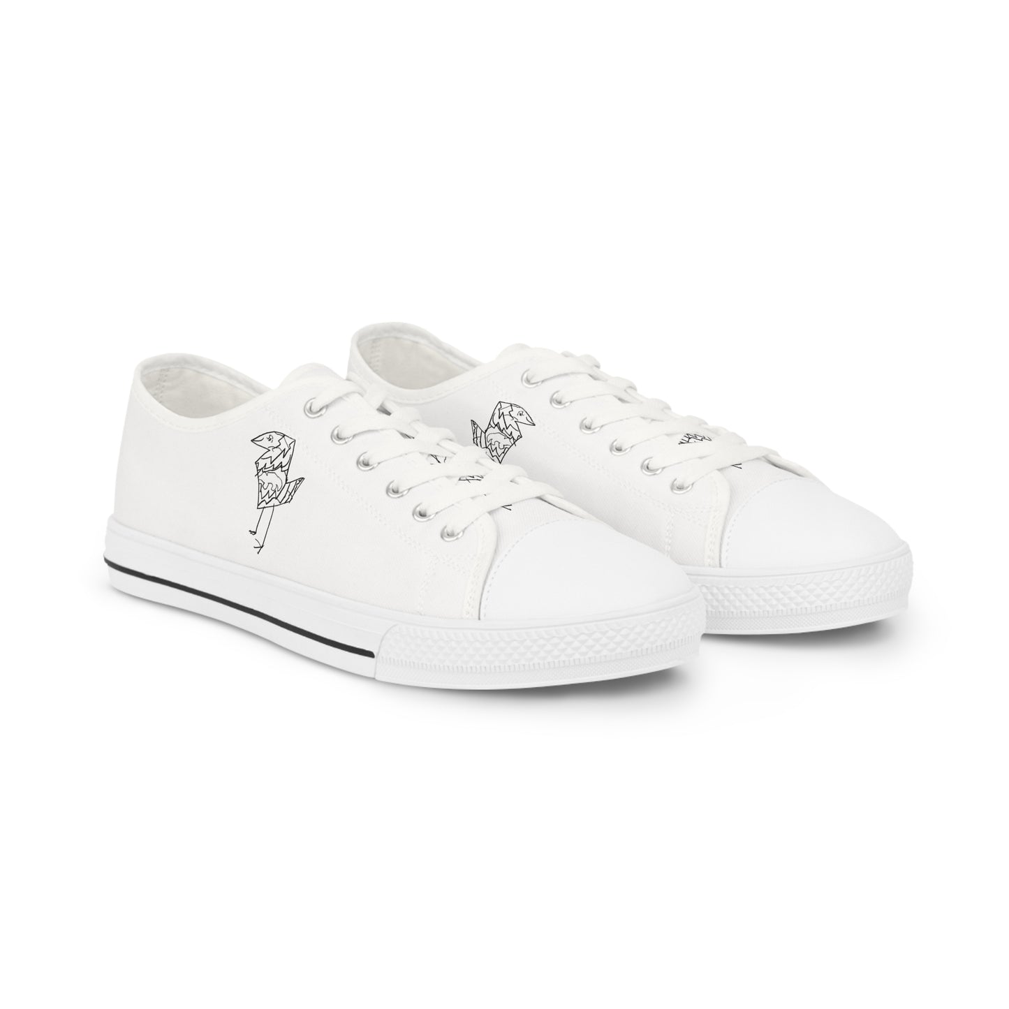 Nith OE Men's Low Top Sneakers White BIRD