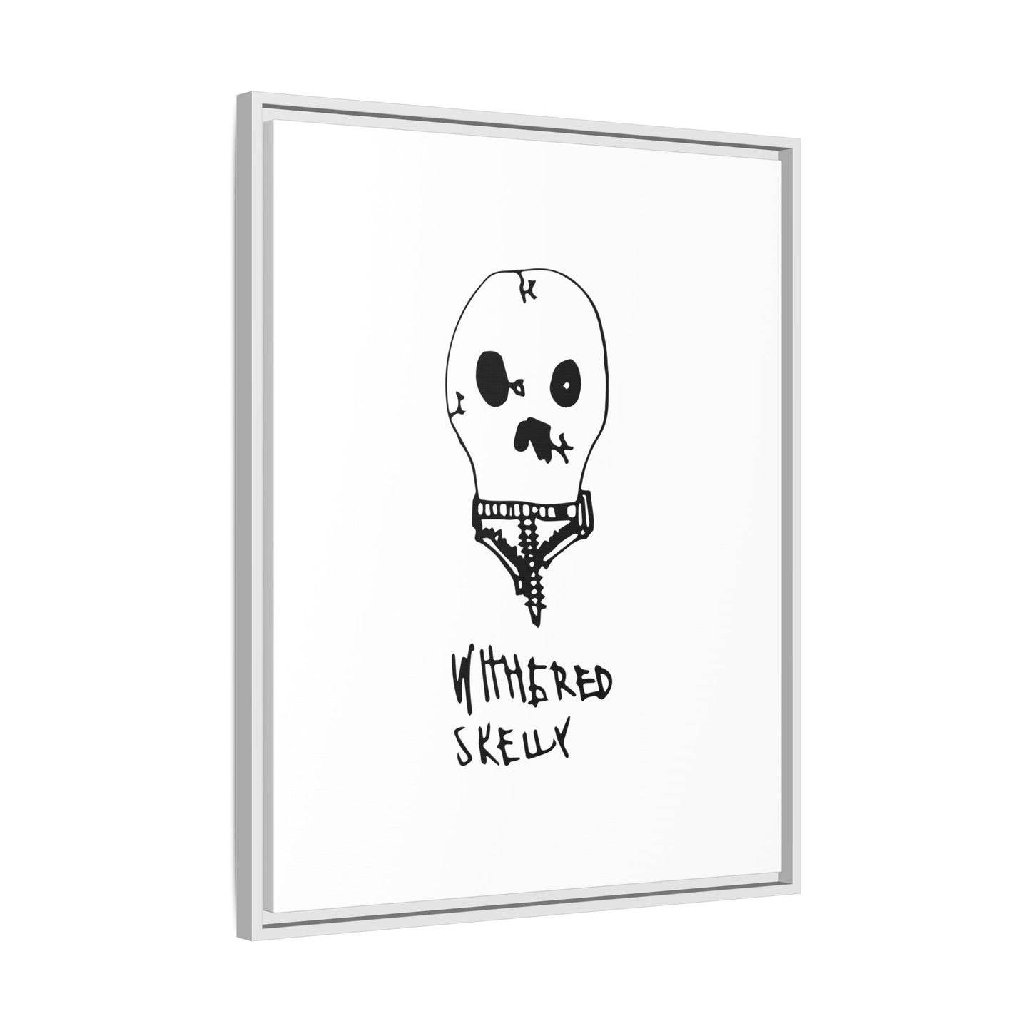 Nith OE Matte Canvas, Framed WITHERED SKELLY