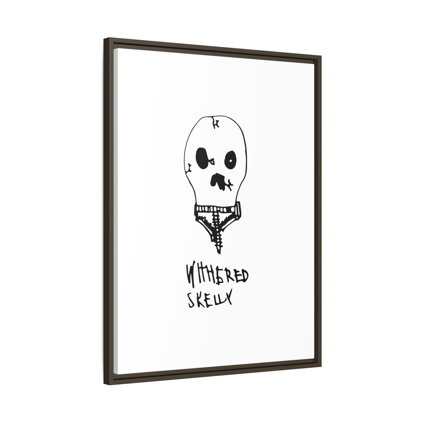 Nith OE Matte Canvas, Framed WITHERED SKELLY