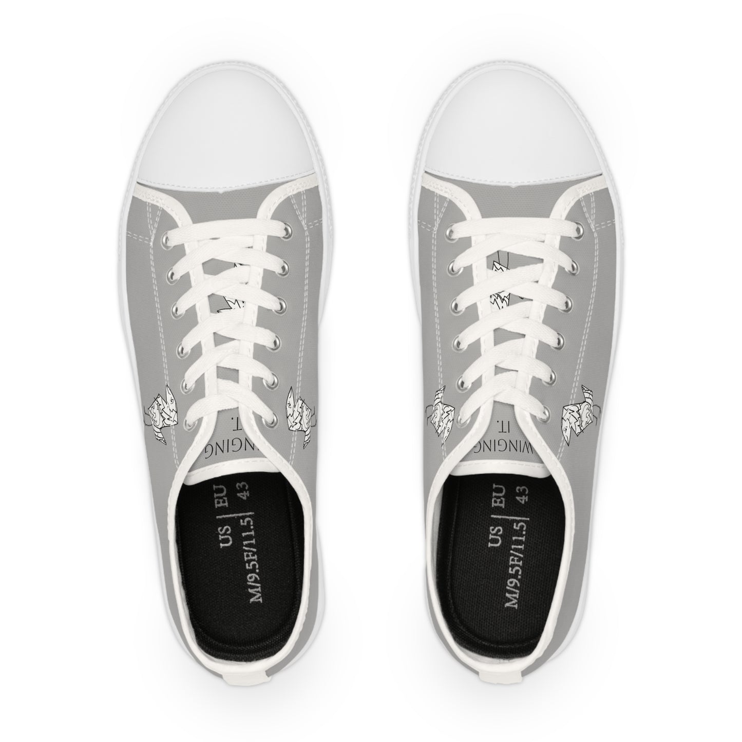 Nith OE Men's Low Top Sneakers Grey BIRD