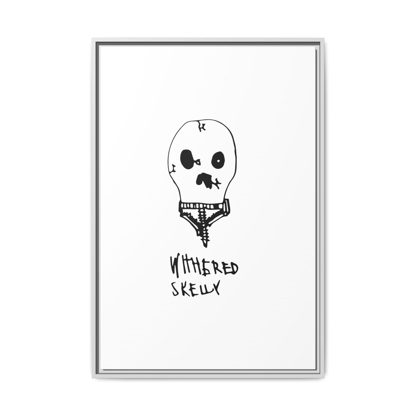 Nith OE Matte Canvas, Framed WITHERED SKELLY