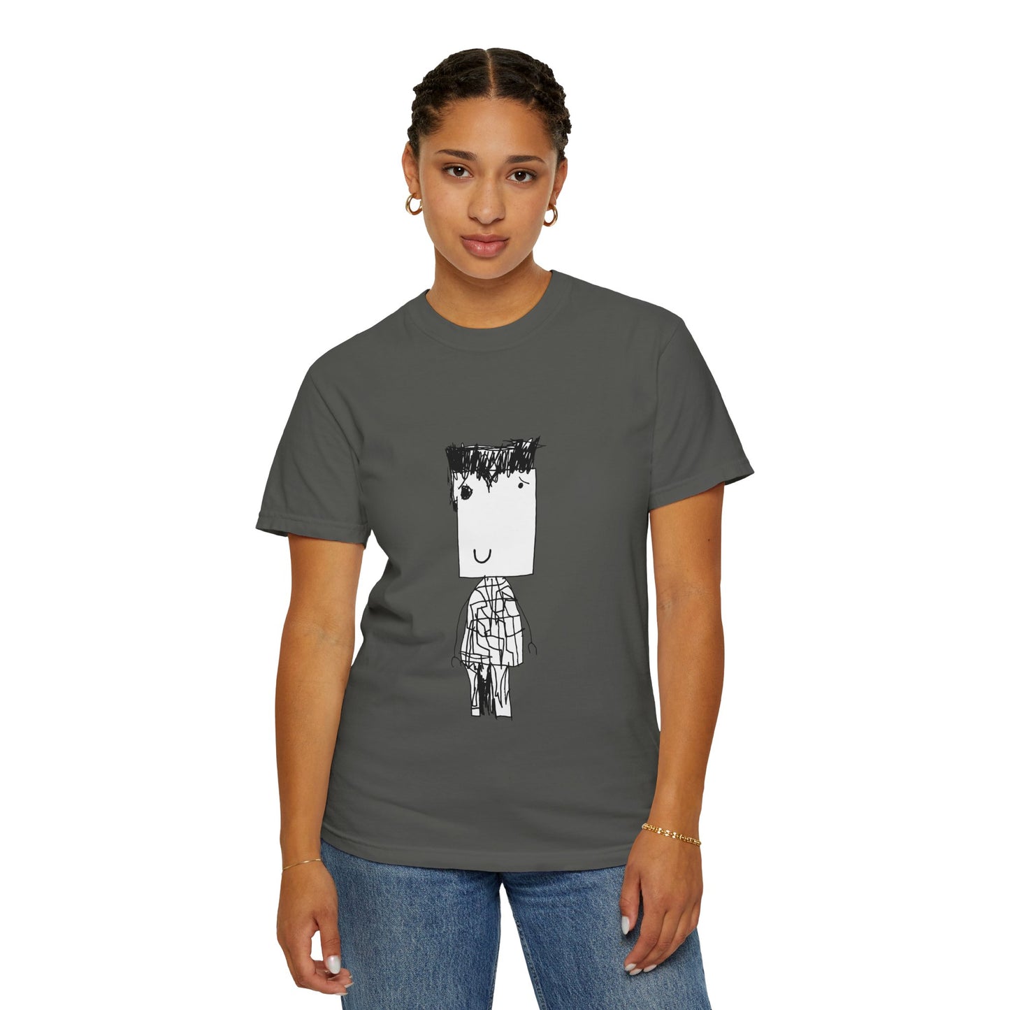 Nith OE Unisex Garment-Dyed T-shirt BLOCKHEAD